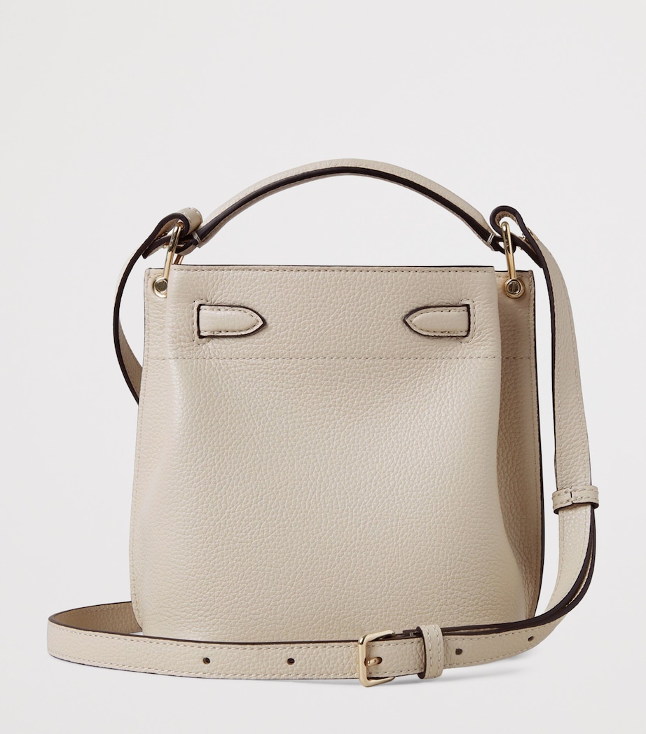 Mini Leather Islington Bucket Bag CHALK Image 3