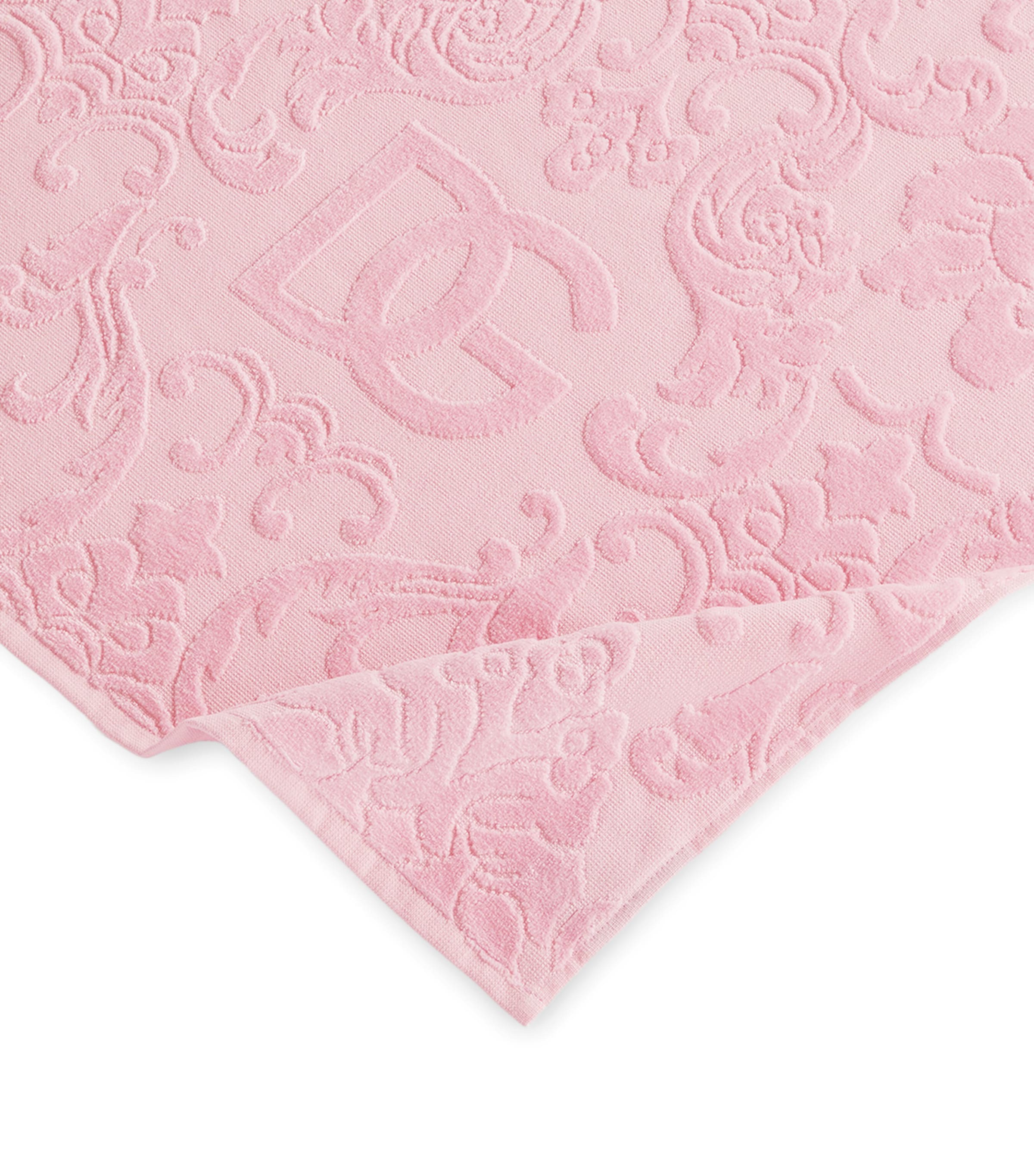 Set of 5 Cotton Jacquard Bath Towels U0053 ROSA Image 5