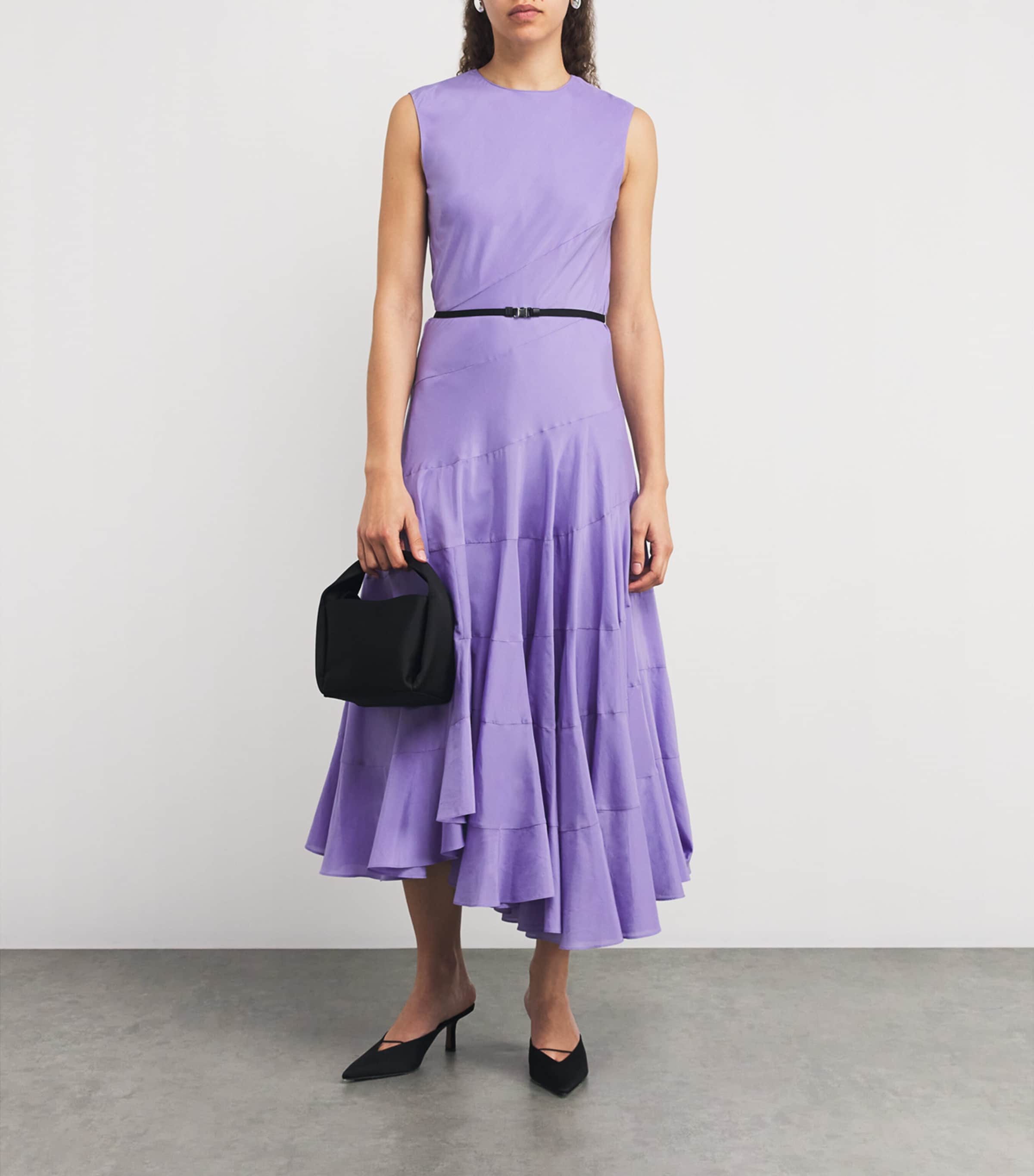 knee length dresses for ladies Tory Burch Women's Printed Silk Dress
