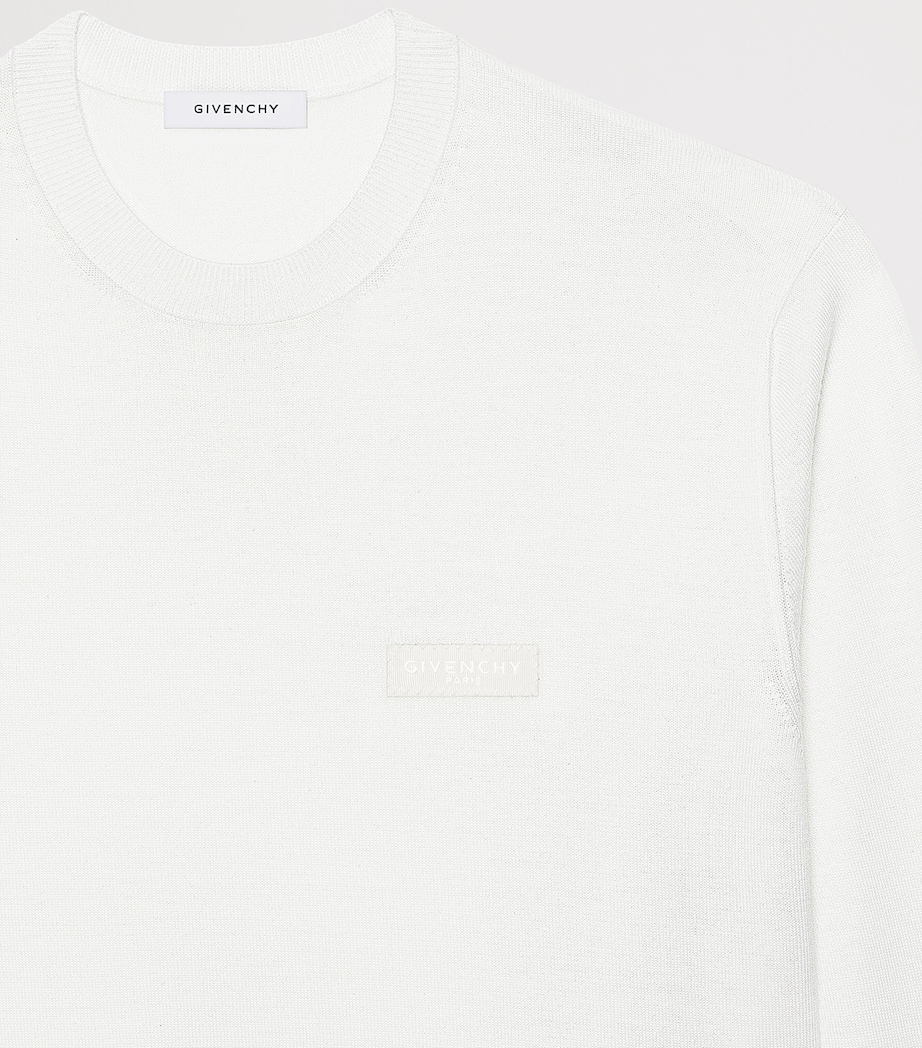 Givenchy Mens Wool Logo Sweater Image 4