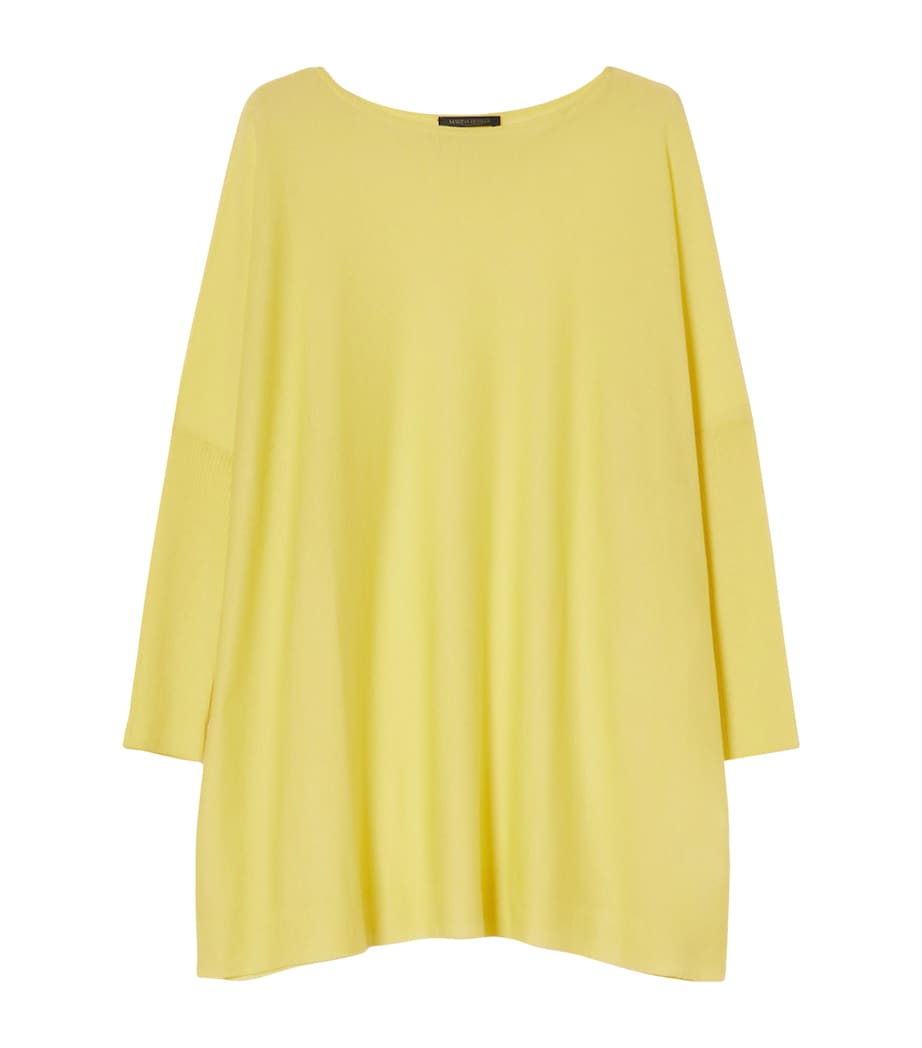 Virgin Wool-Silk-Cashmere Veranda Sweater LIME Image 1