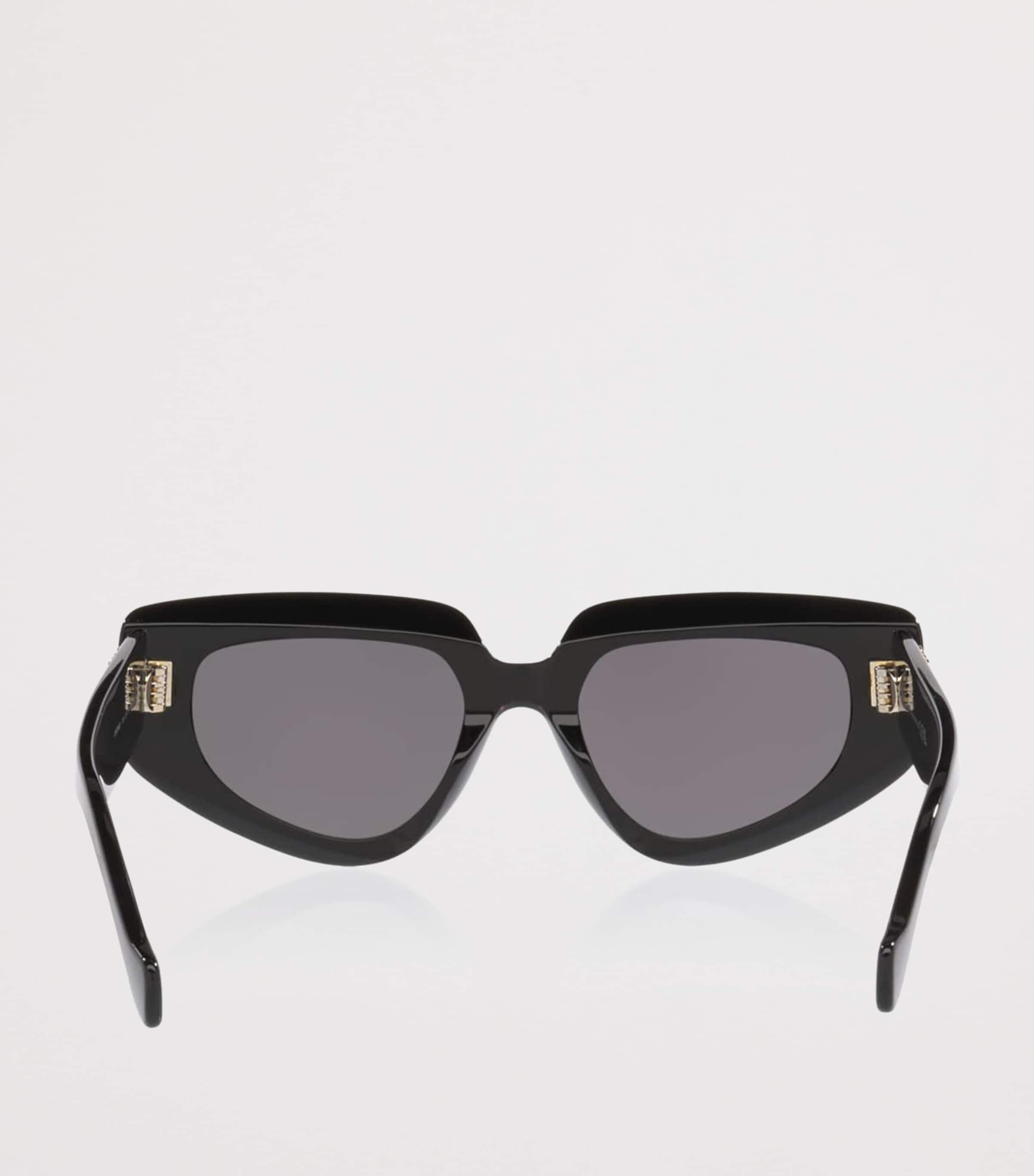 LOEWE Anagram Angular Rectangle Sunglasses Black Image 4