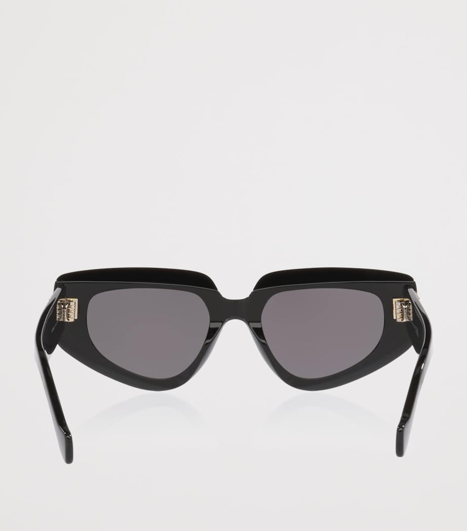 LOEWE Anagram Angular Rectangle Sunglasses Black Image 4