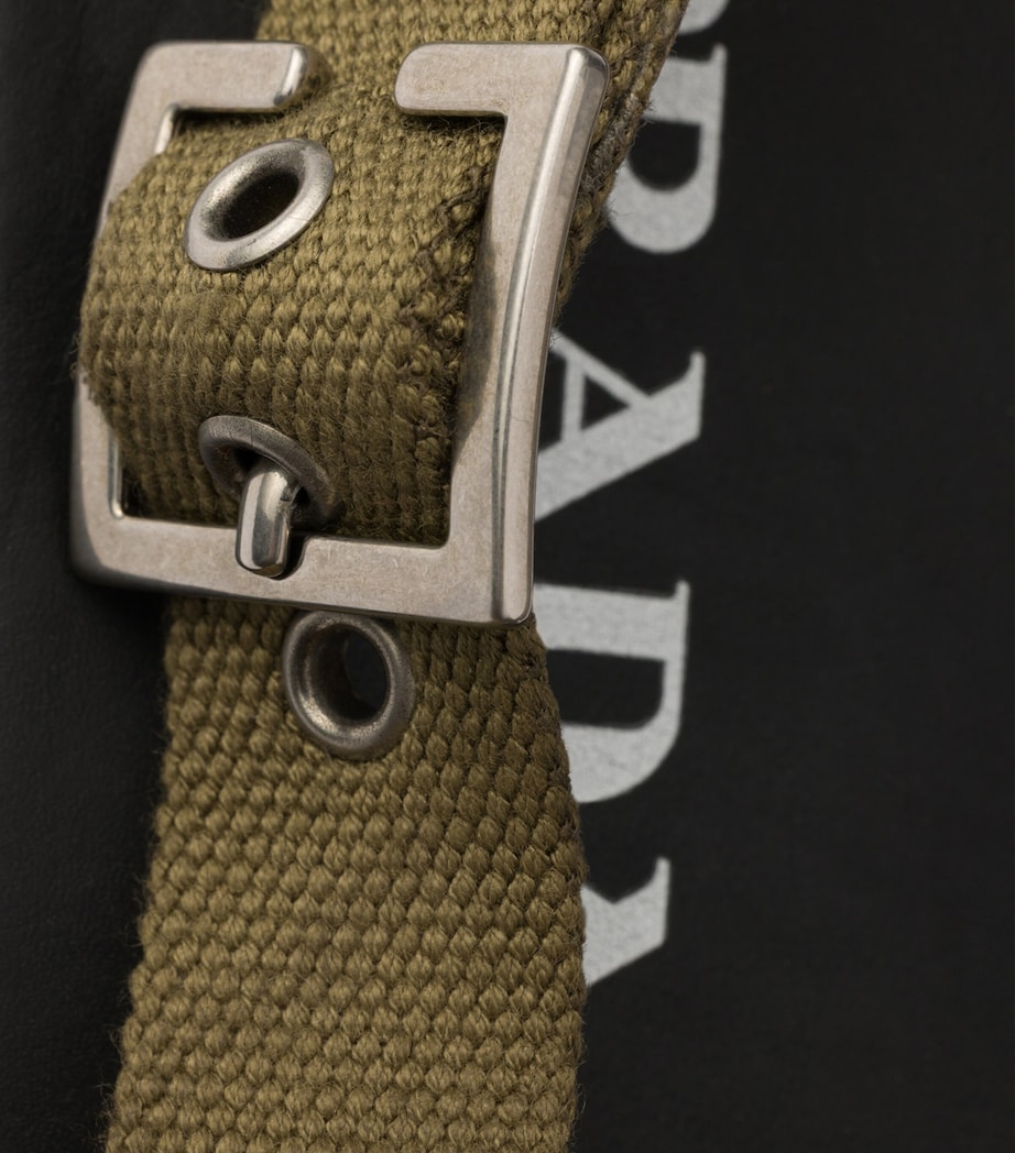 Prada Canvas Sandals Green Image 6
