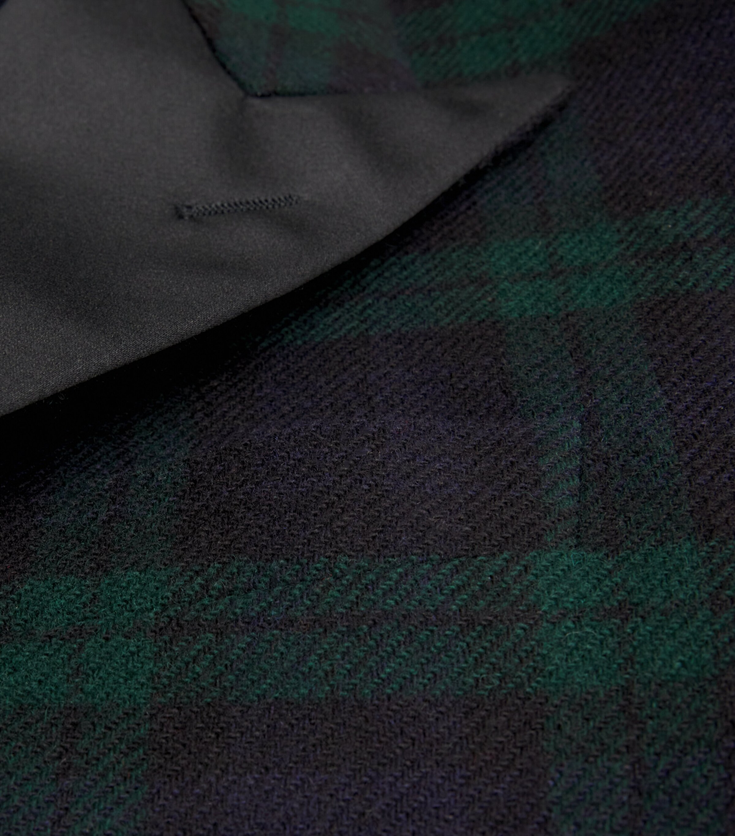 Wool Tartan 2-Piece Suit BLACK Image 5