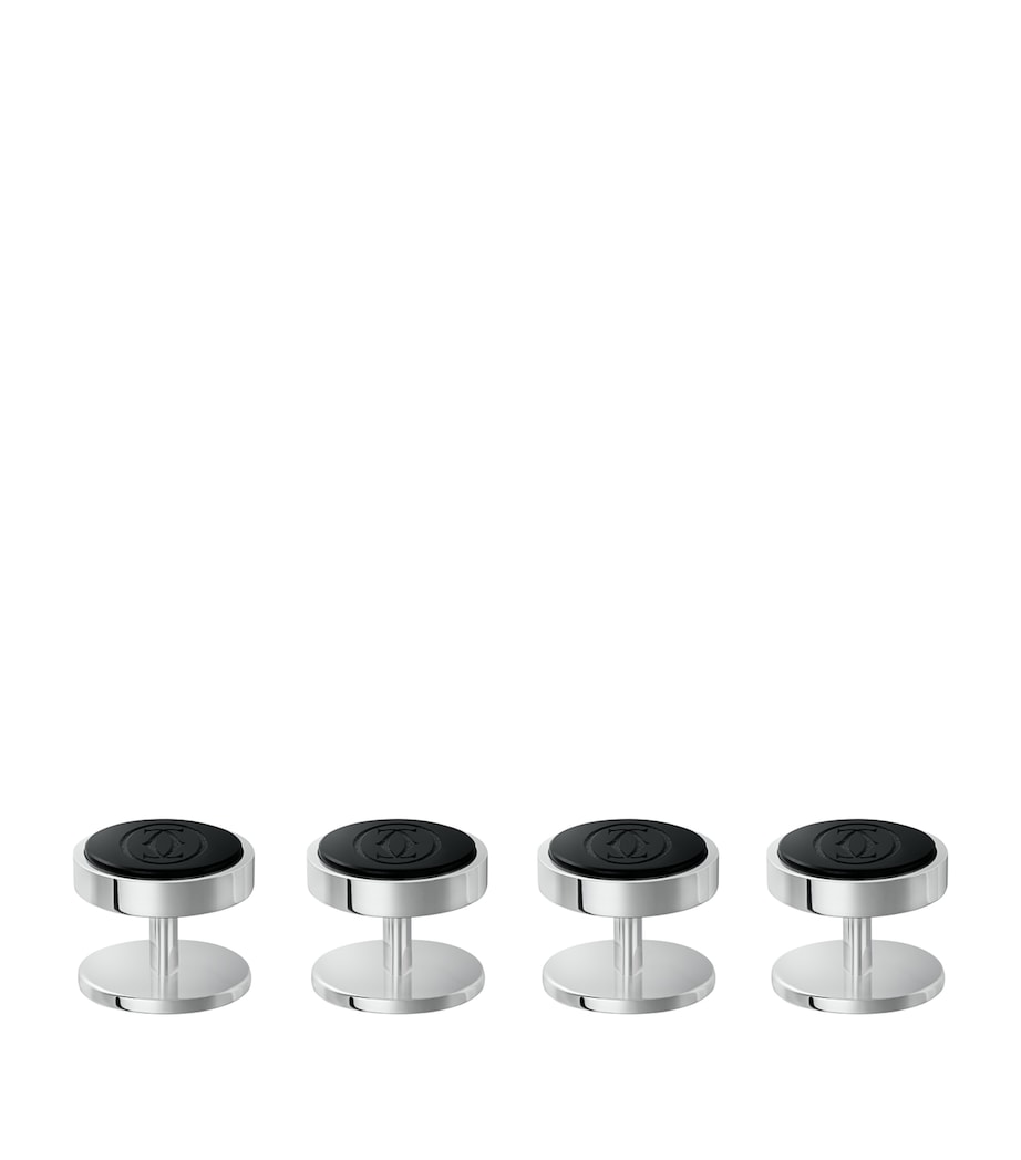 Cartier Sterling Silver Double C de Cartier Shirt Studs Sterling Silver Image 1