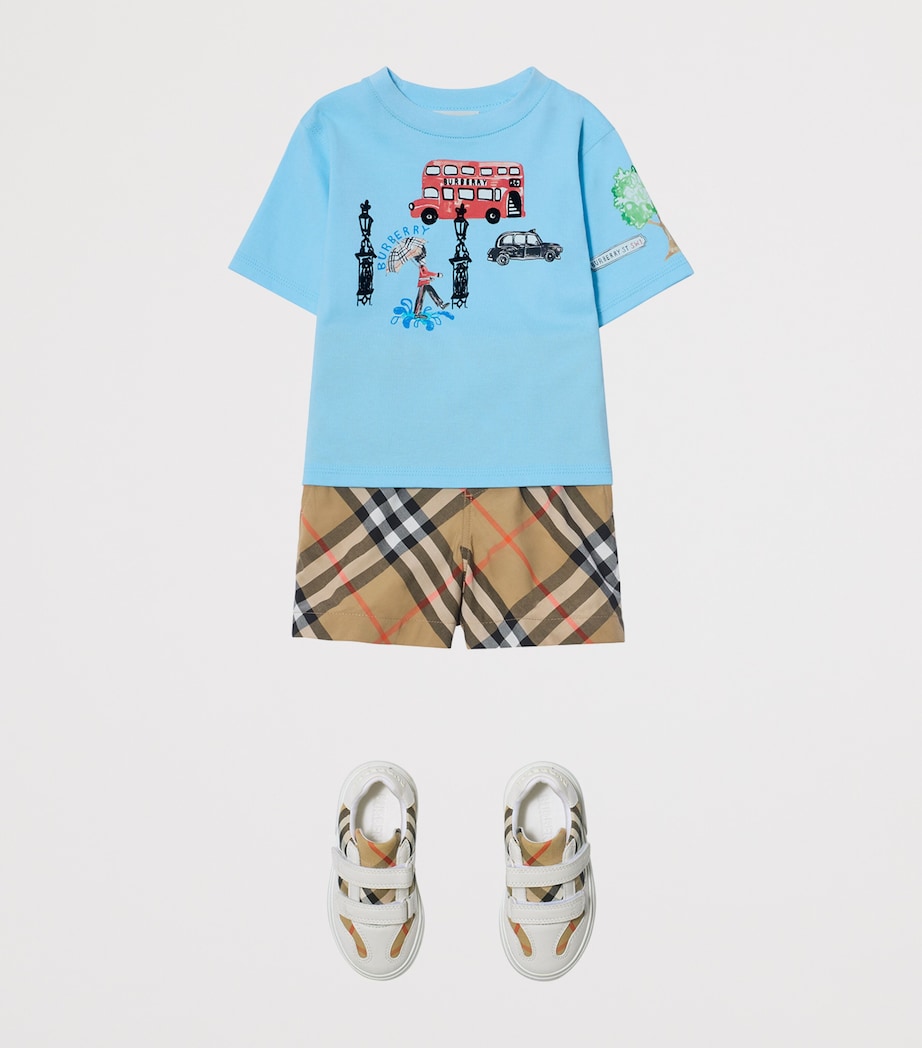 Cotton London T-Shirt (6-24 Months) AZURE BLUE Image 4