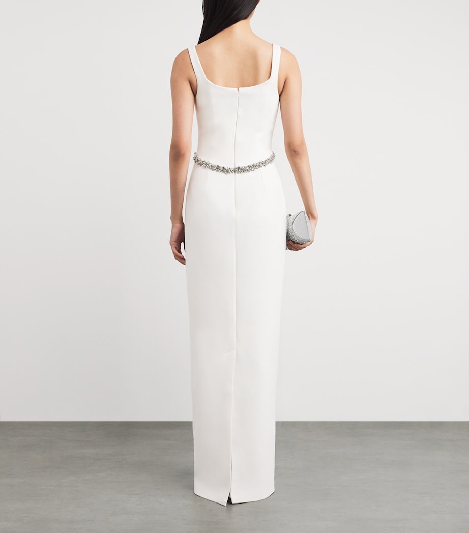 Crystal-Embellished Riley Gown IVORY WITH CRYSTAL Image 3