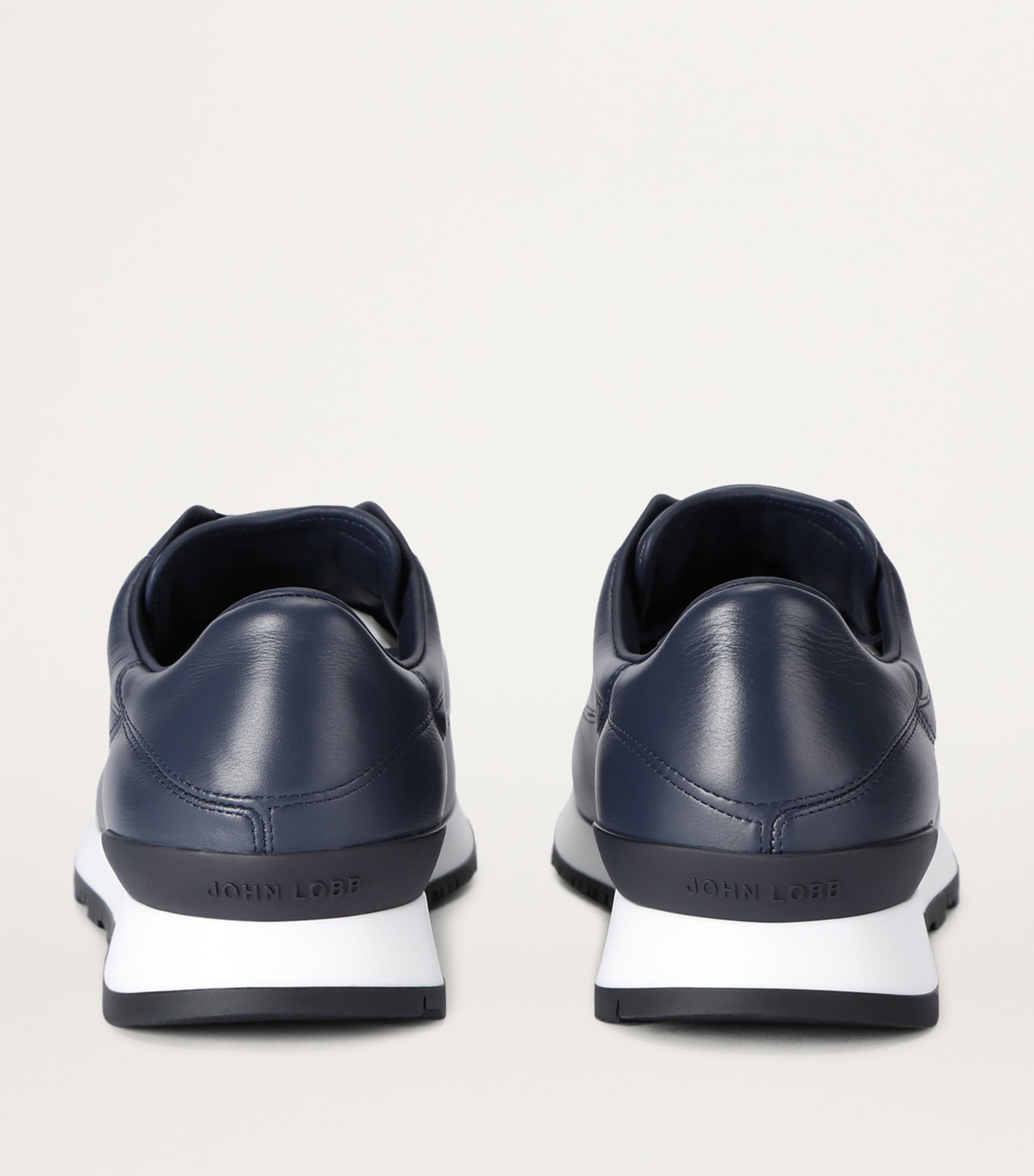 John Lobb Leather River Sneakers Blue/dark Image 2