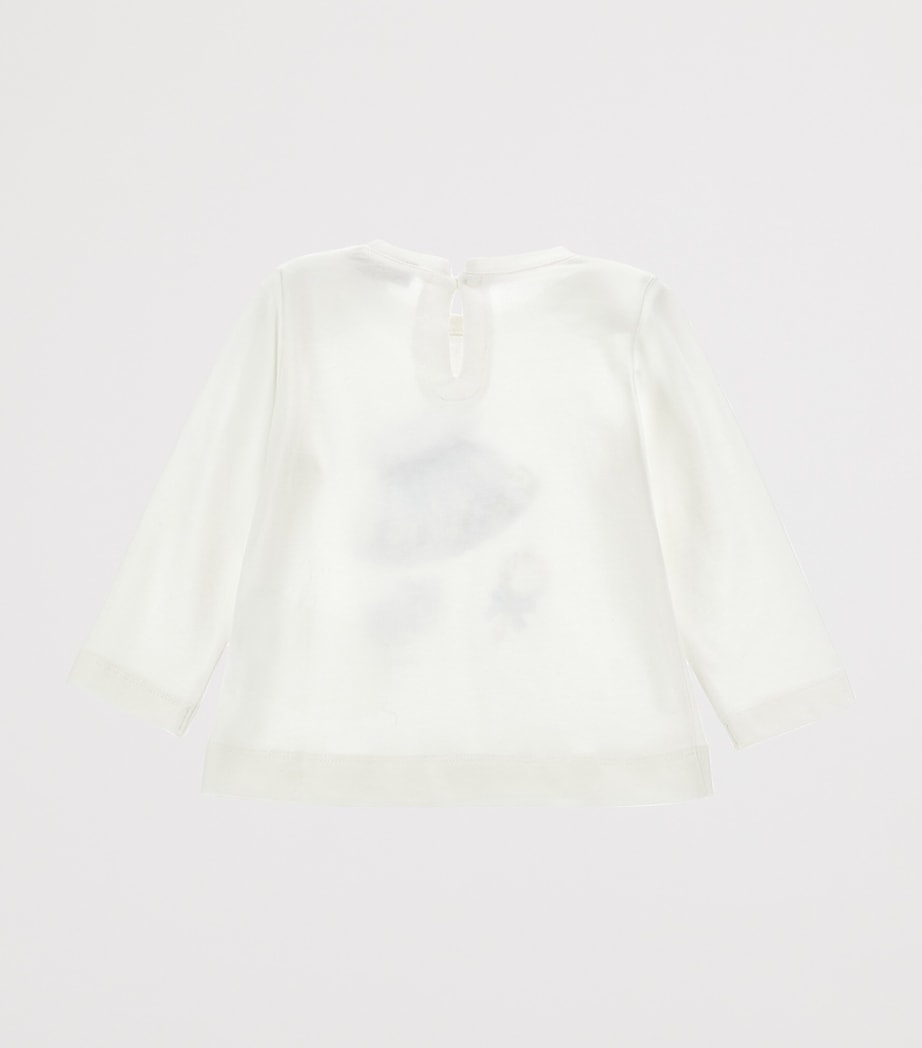 Cotton Print Long-Sleeve T-Shirt (6-36 Months) PANNA+CELESTE Image 2