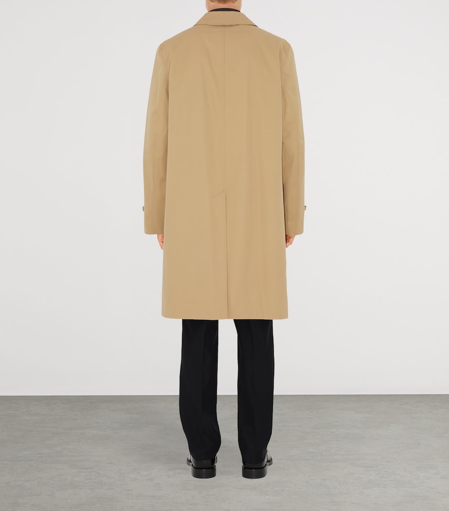 Cotton Gabardine Car Coat FLAX Image 4