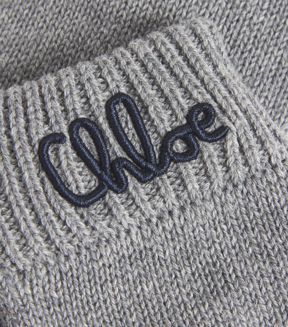 Logo Gloves HEATHER GREY Image 2