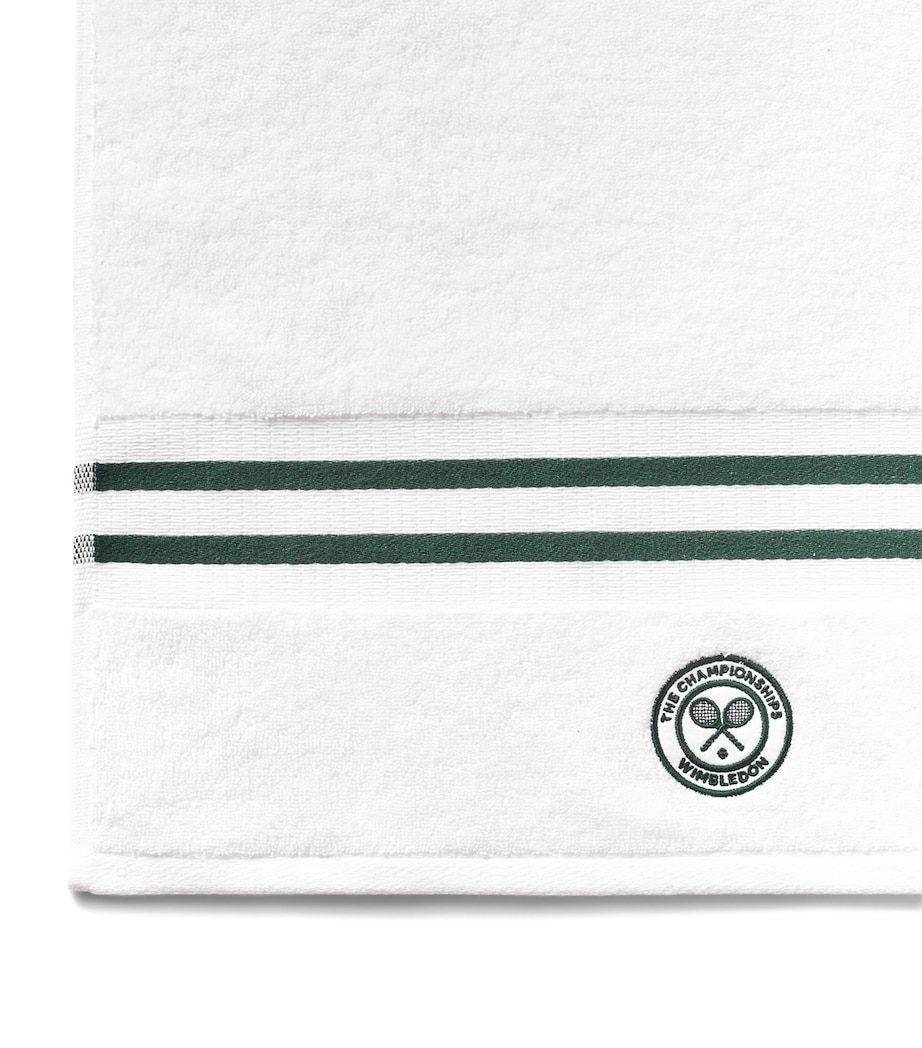 Christy x Wimbledon Baseline Bath and Hand Towel Set Green Image 3
