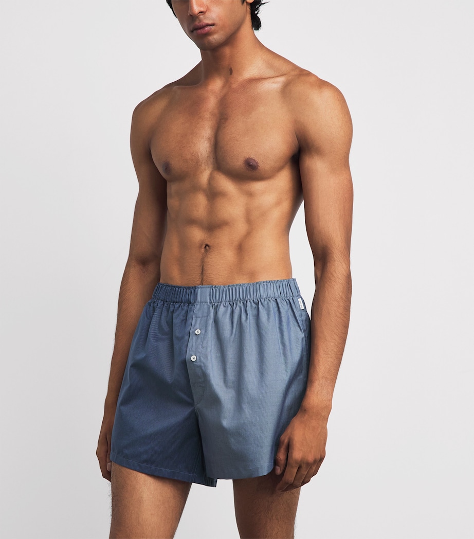 Paul Smith Mens Cotton Stripe Boxer Shorts Image 2
