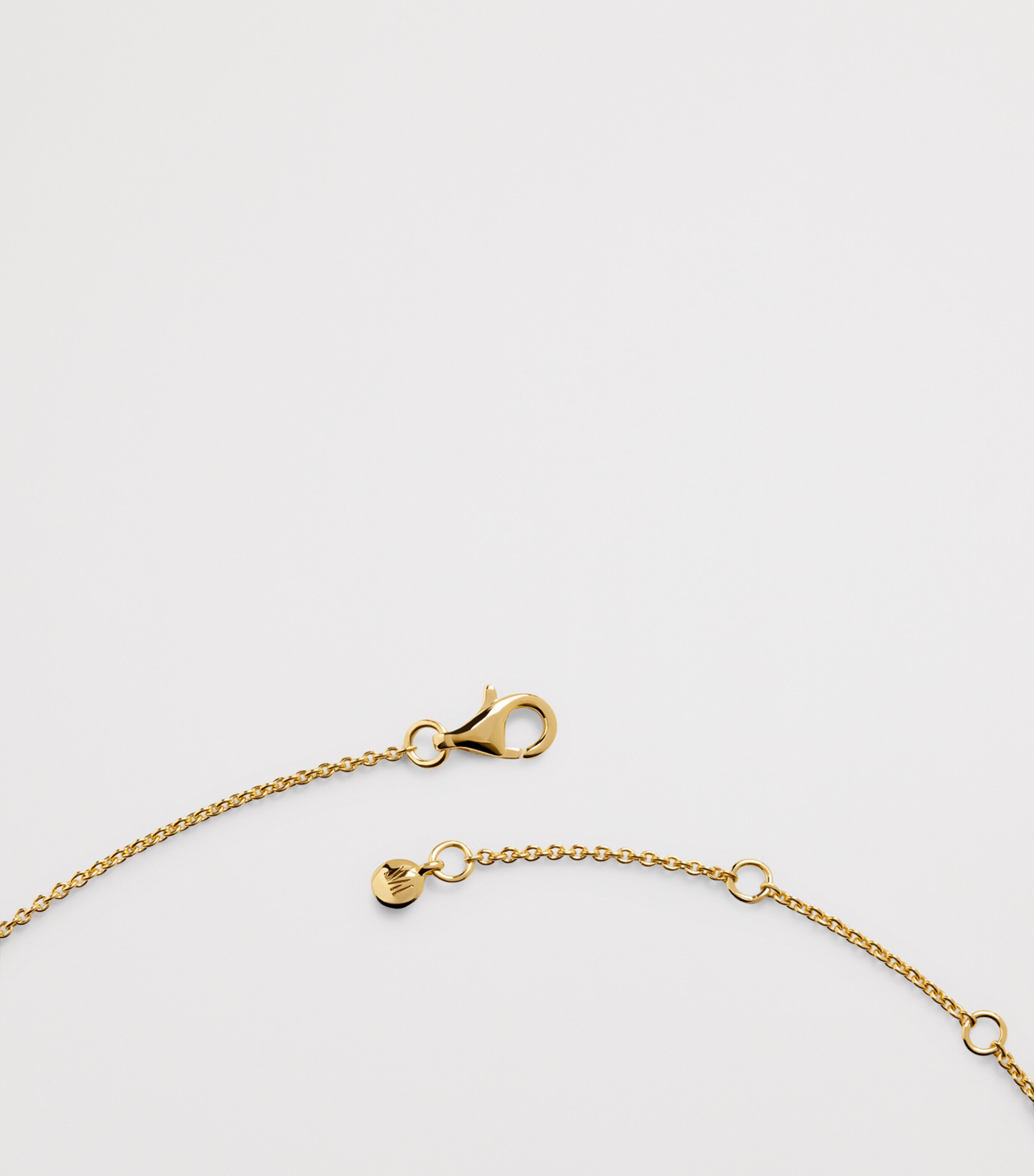 Monica Vinader Gold Vermeil and Aquamarine Odyssey Gemstone Chain Bracelet Gold Vermeil Image 3