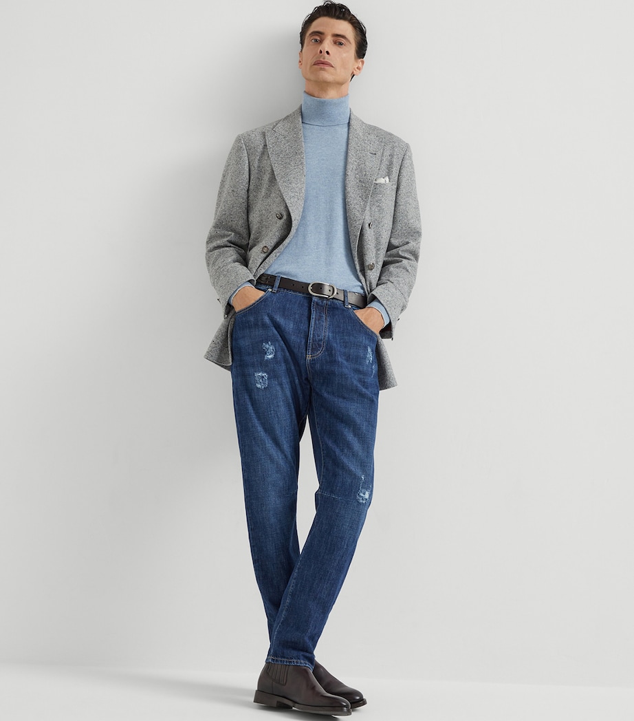 Cashmere Rollneck Sweater CFF33 Image 4