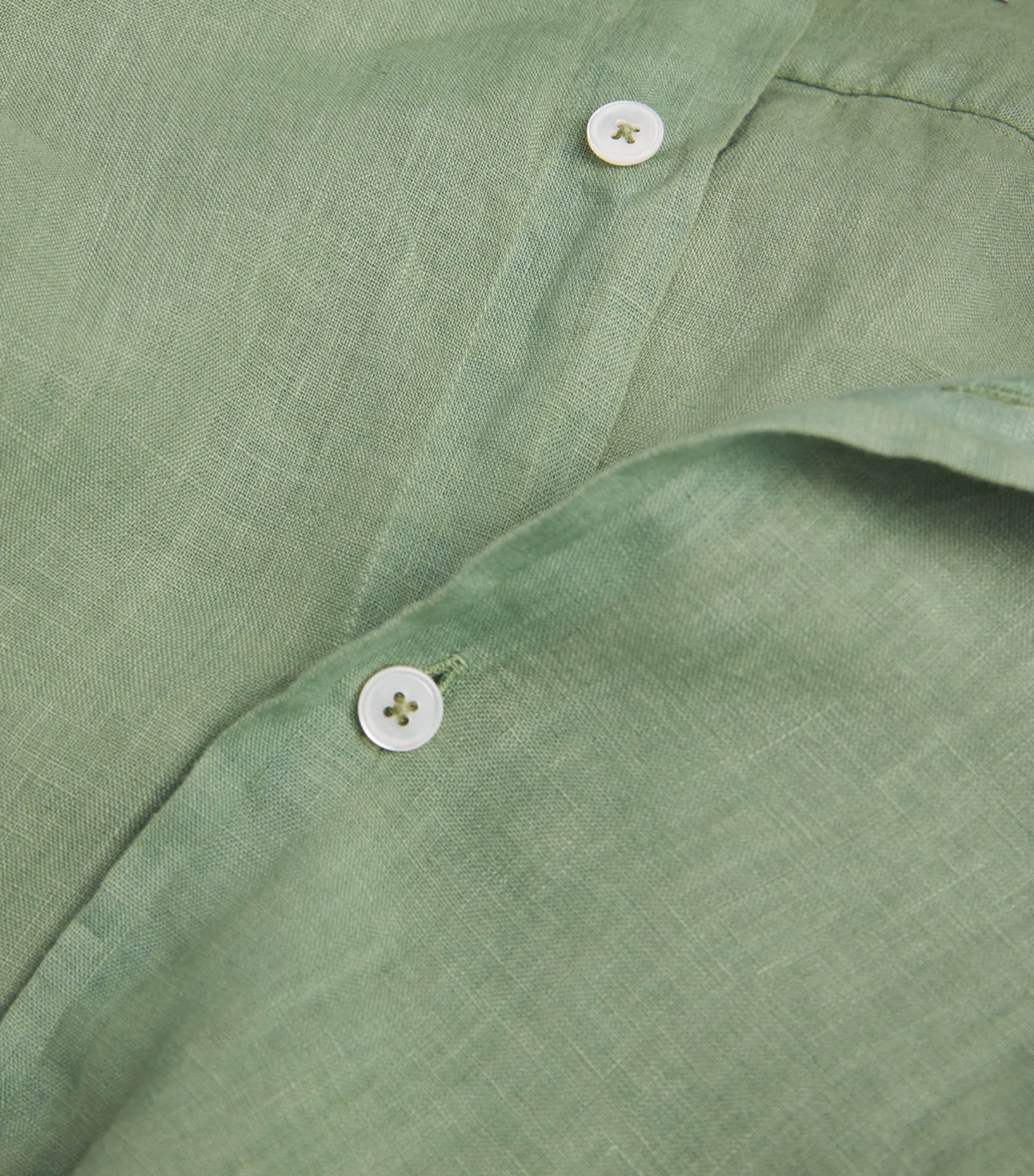 Paul Smith Mens Linen Regular-Fit Shirt Image 6