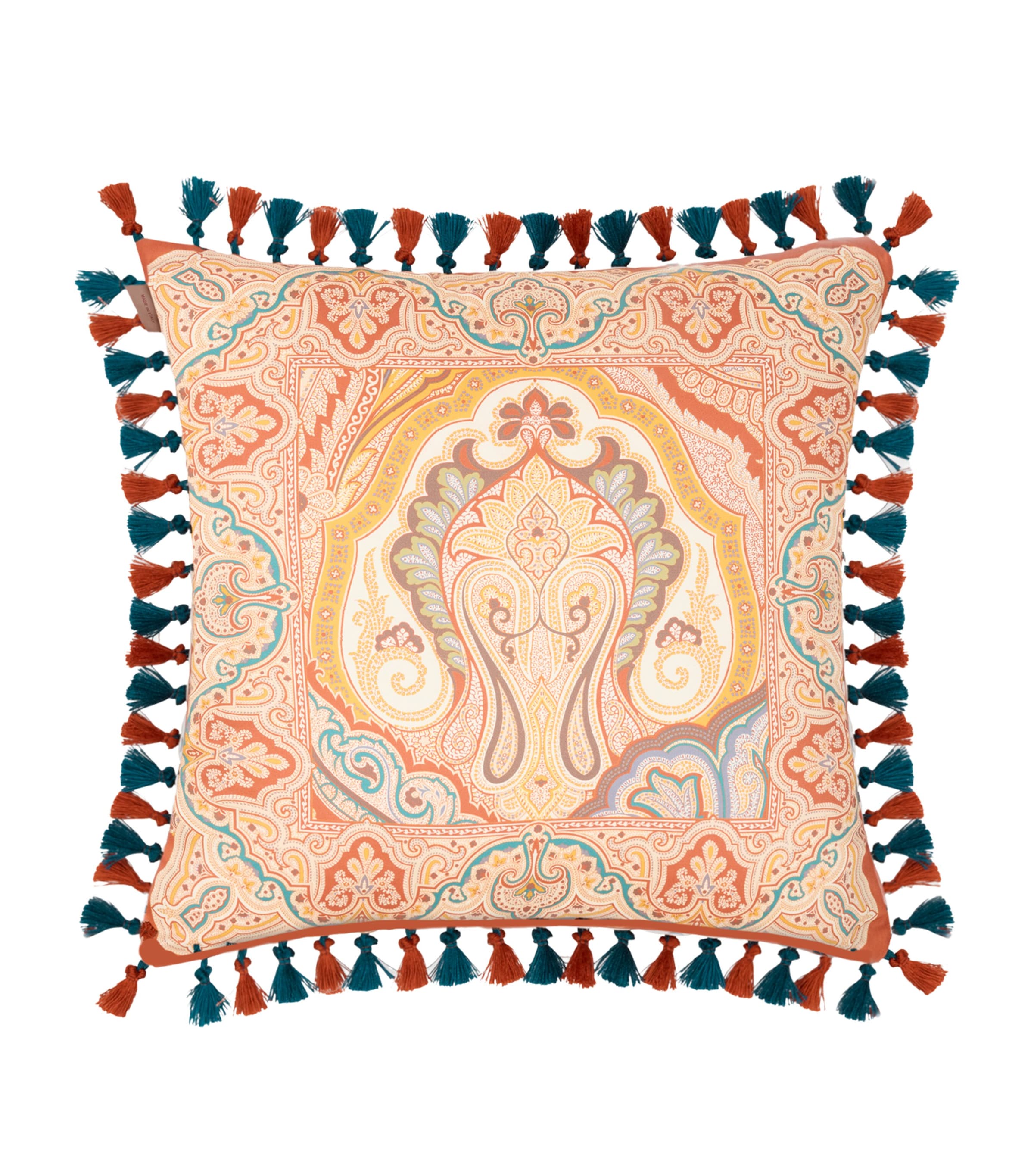 Etro Tassel-Trim Hoa Cushion (45cm x 45cm) Dark Brown Image 4