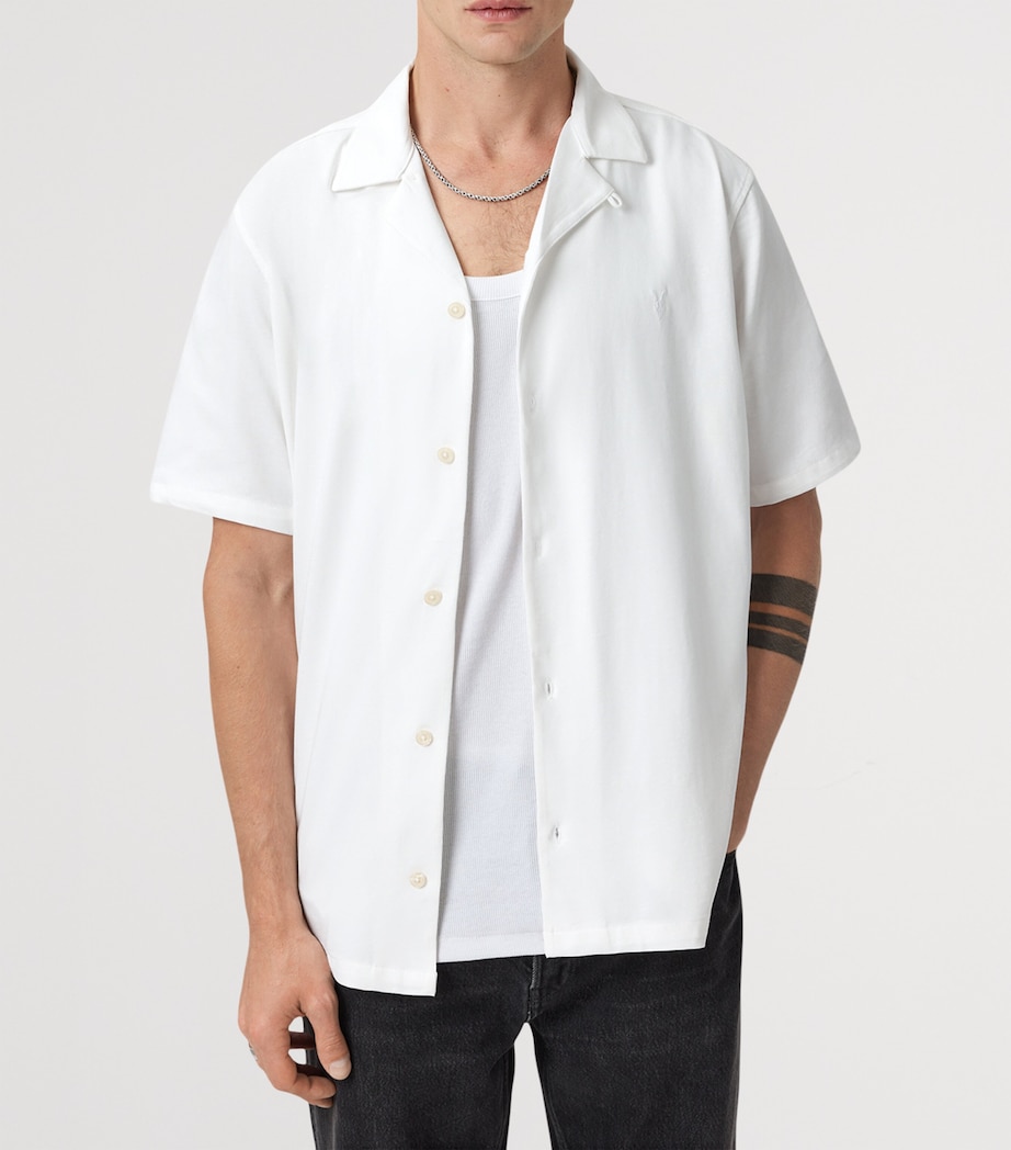 Cotton Hudson Shirt CLIFF WHITE Image 5