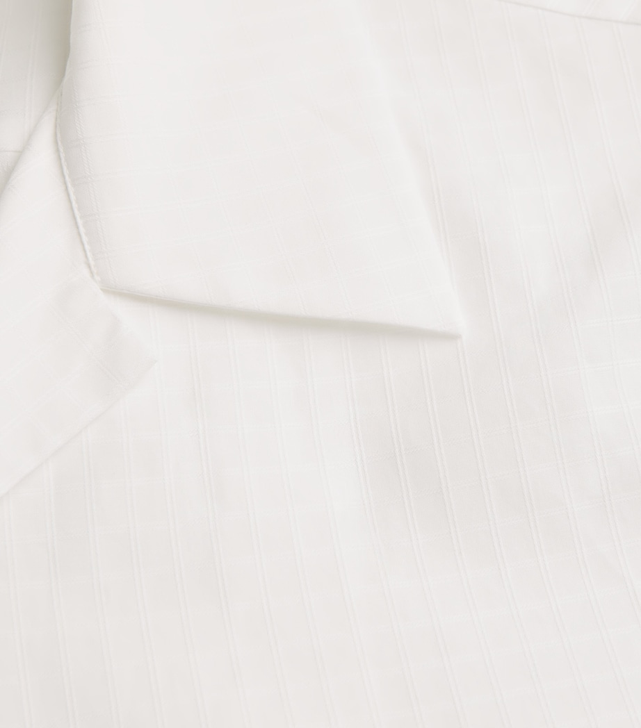 Cotton Embroidered Shirt OPTIC WHITE Image 5