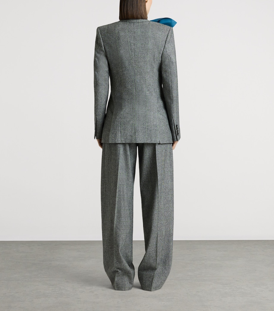Givenchy Womens Wool Double-Breasted Blazer Image 5