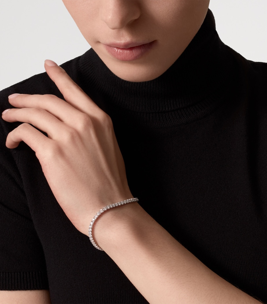 Cartier White Gold and Diamond Essential Lines Bracelet White Gold Image 2