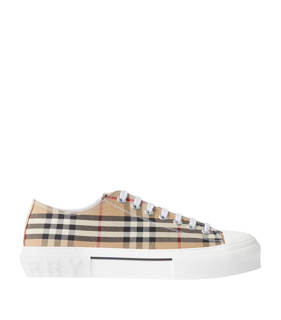 Cotton Check Sneakers ARCHIVE BEIGE IP CHK Image 1