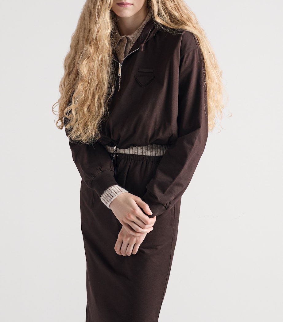 Reversible Half-Zip Hoodie F0192 Image 6