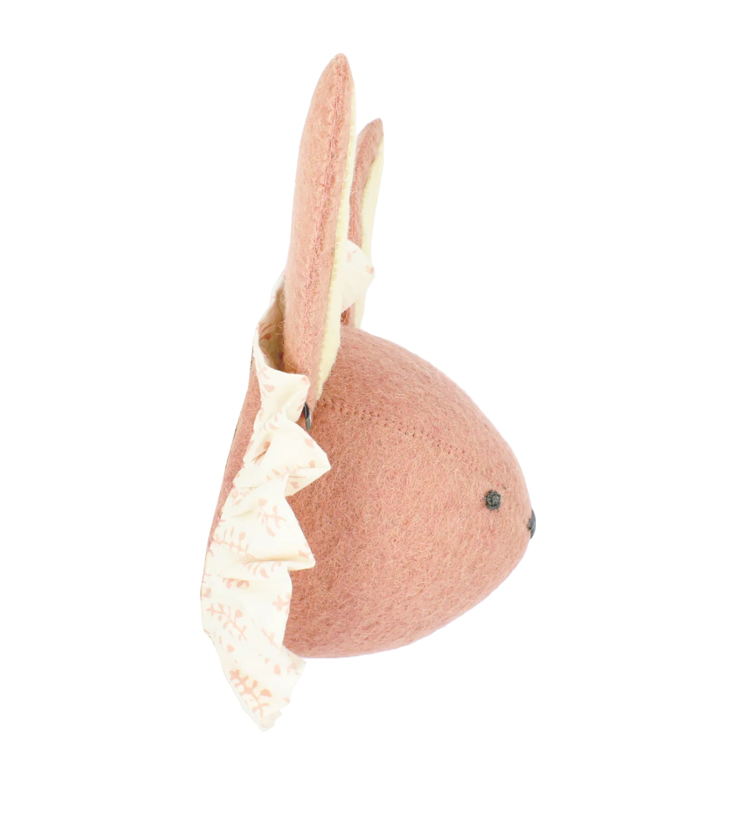 Mini Organic Wool Baby Rabbit Decoration (36cm) PINK Image 5