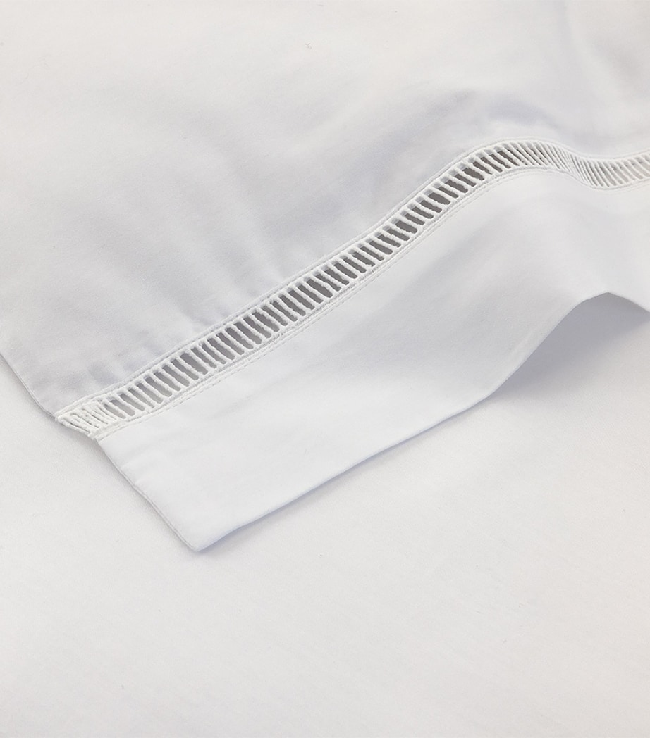 Yves Delorme Colisée Blanc Super King Duvet Cover (220cm x 260cm) Blanc Image 3