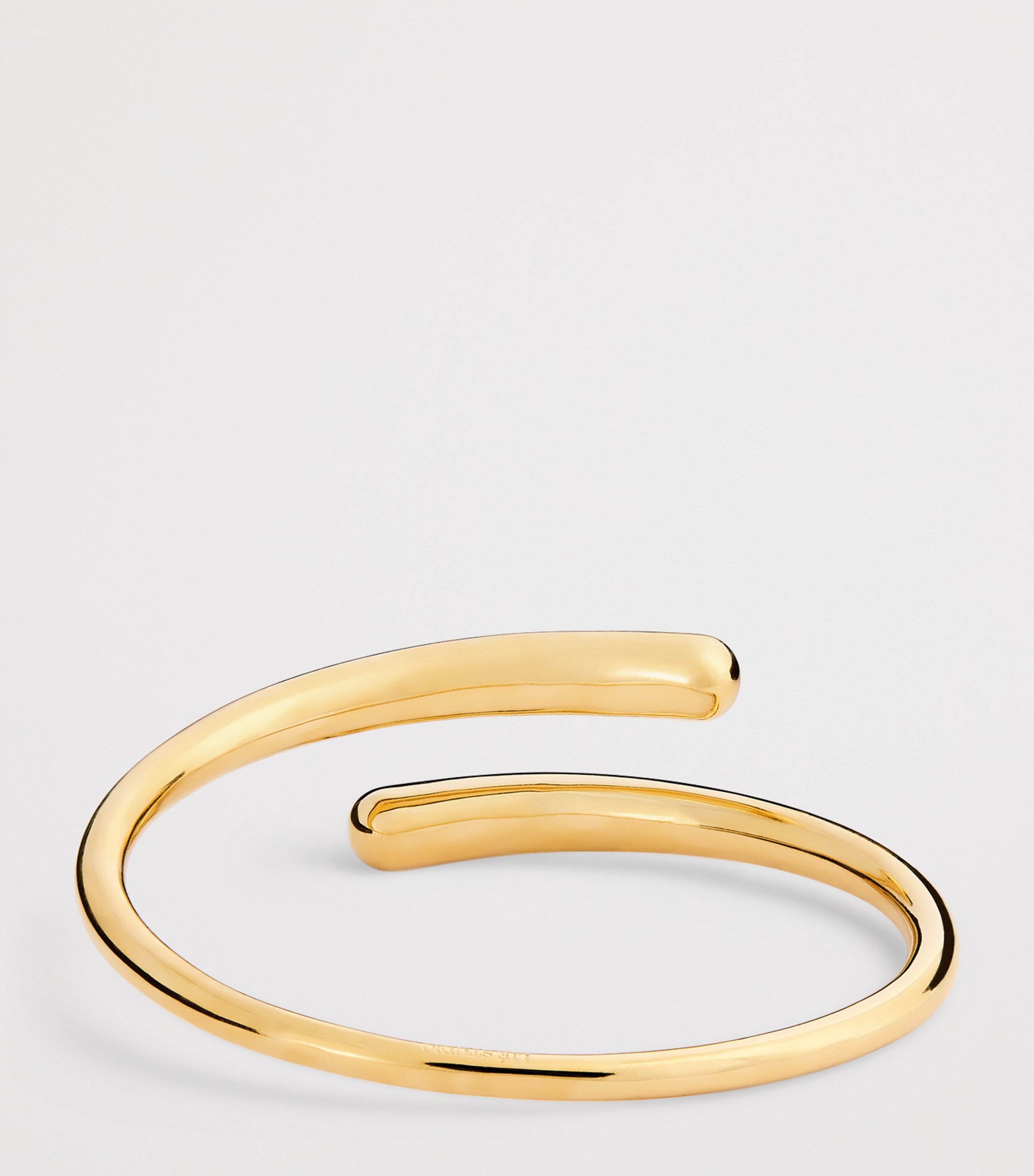 LIÉ STUDIO Gold-Plated The Olga Bangle Gold Image 3