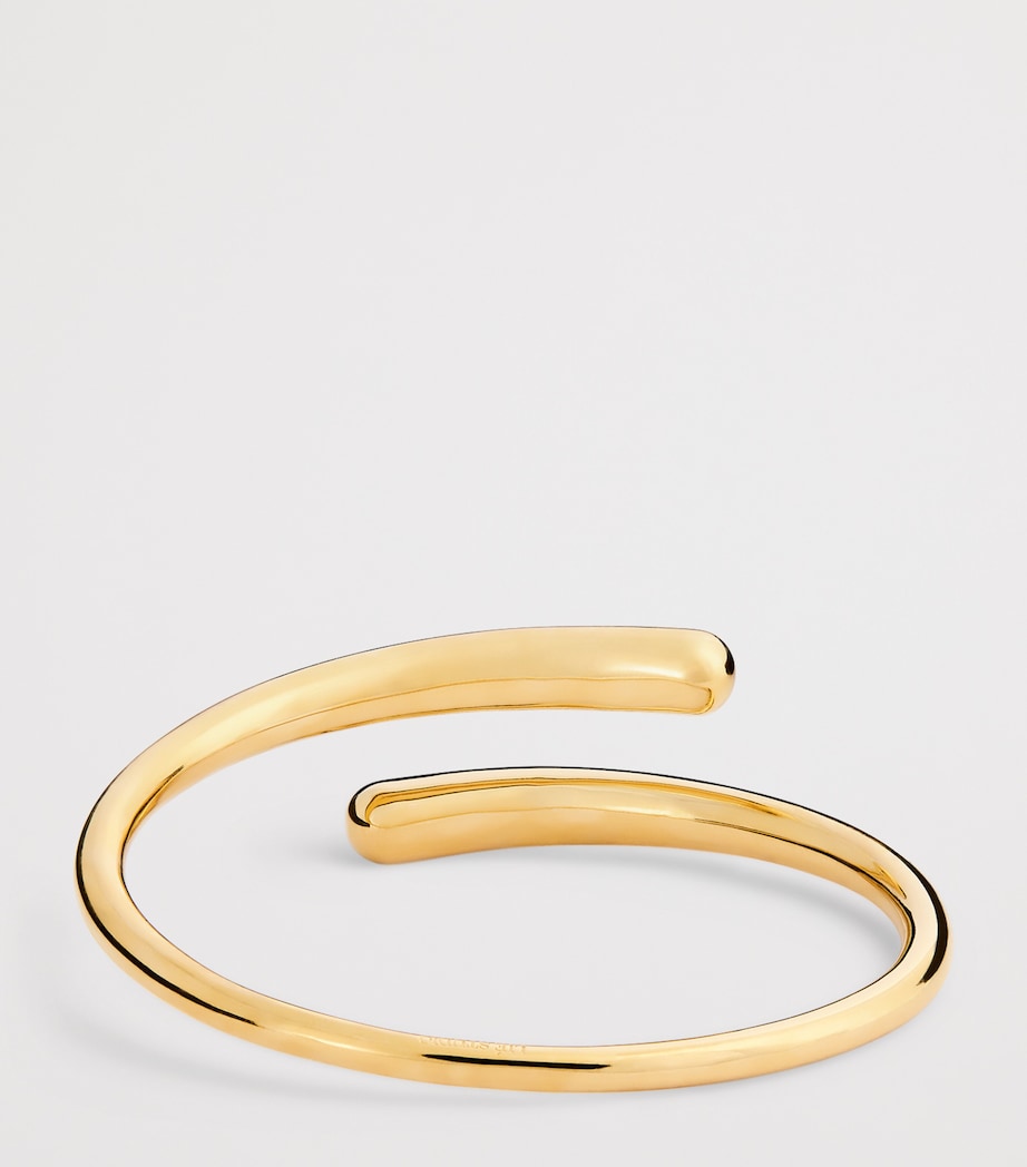 LIÉ STUDIO Gold-Plated The Olga Bangle Gold Image 3
