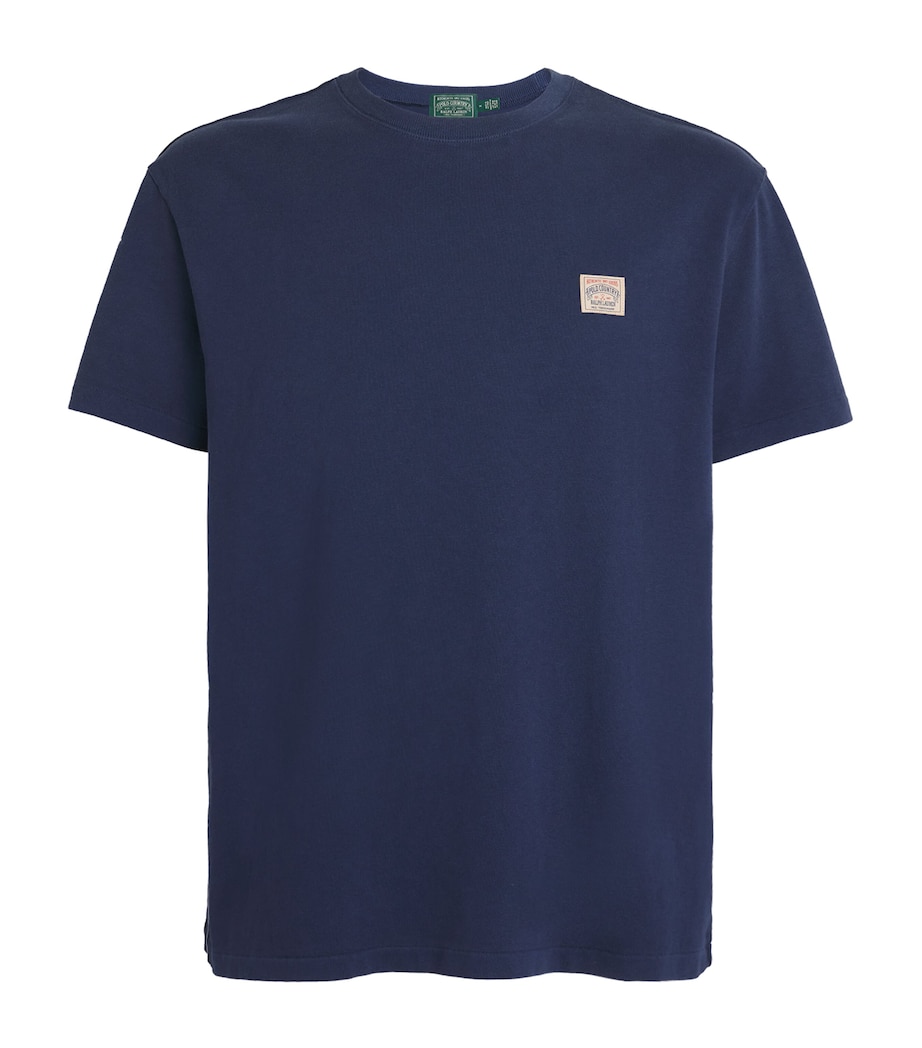 Polo Ralph Lauren Mens Country Patch T-Shirt Navy Image 1