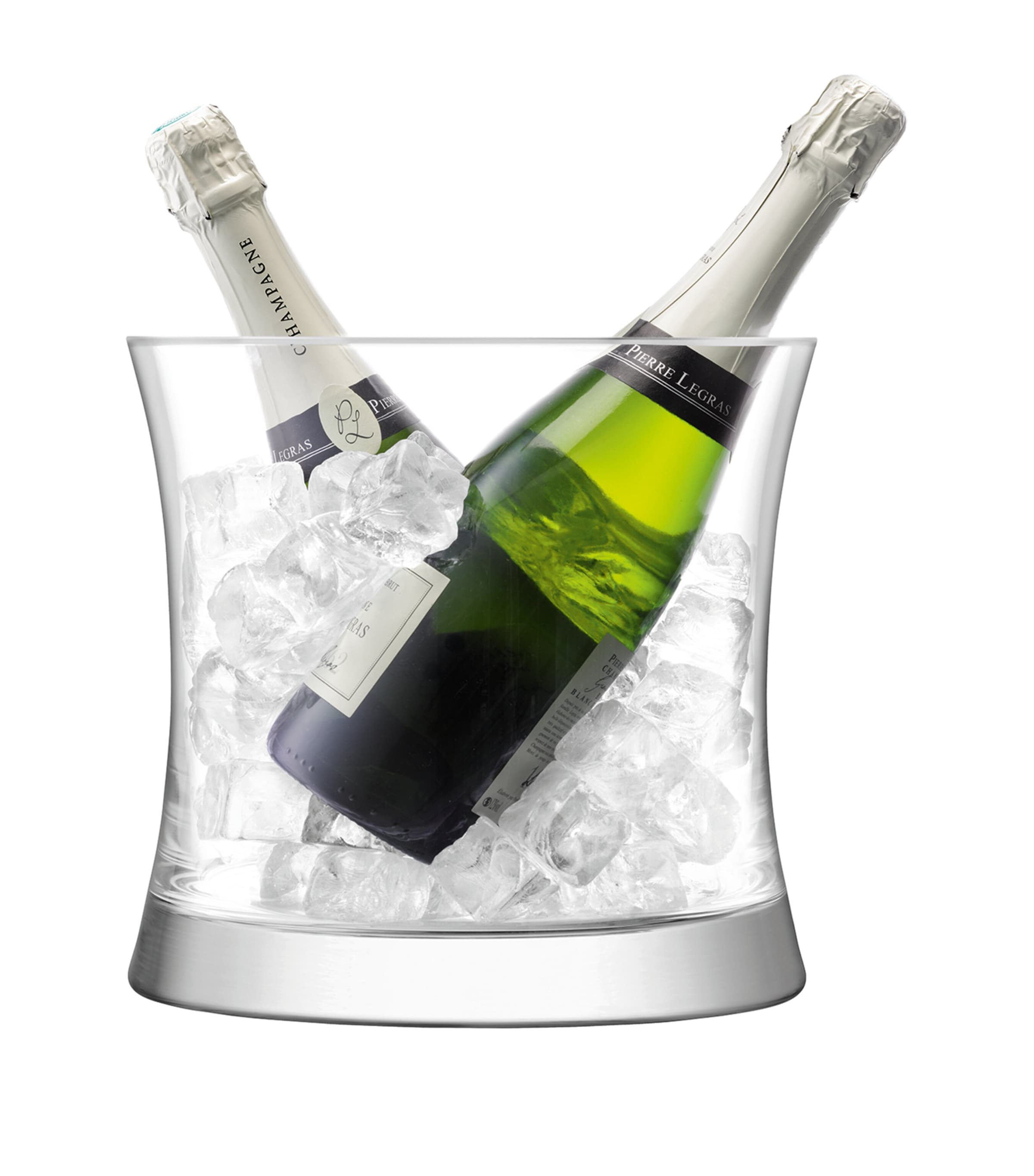 Moya Champagne Flutes and Ice Bucket Serving Set CLEAR Image 5