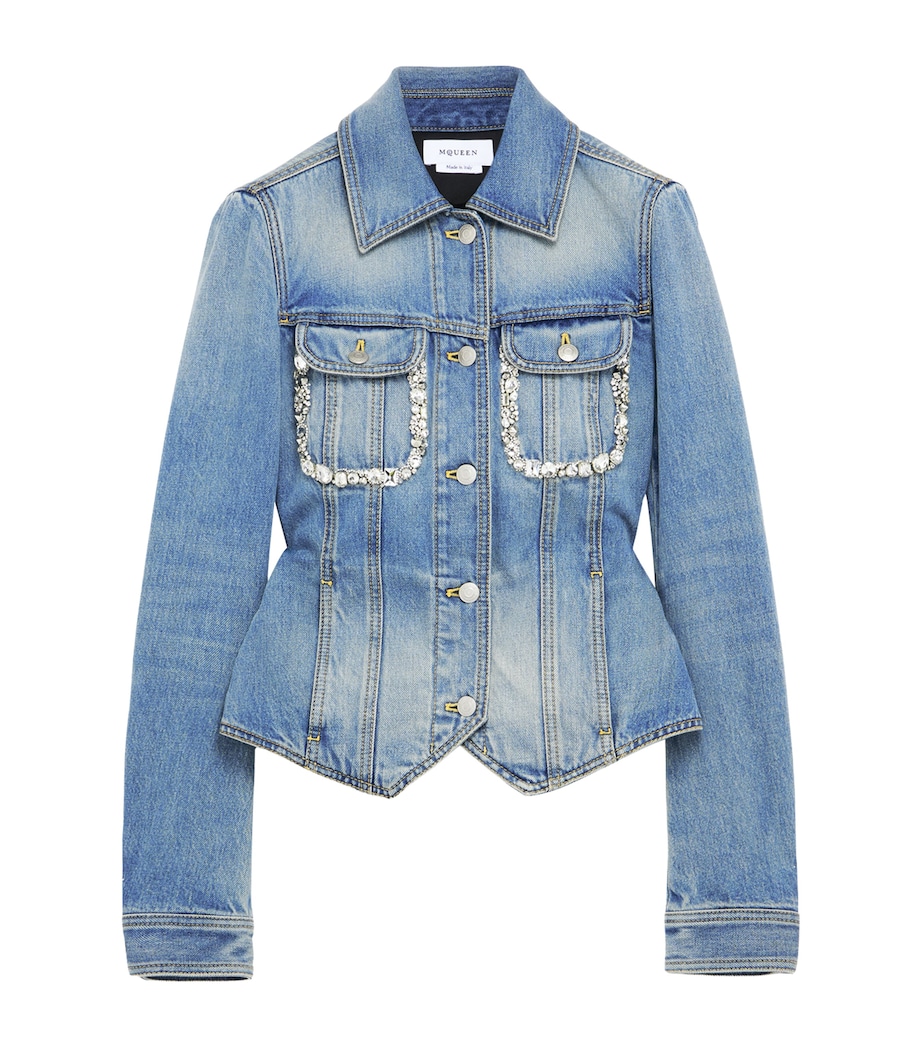 Embellished Denim Jacket 4383 Image 1