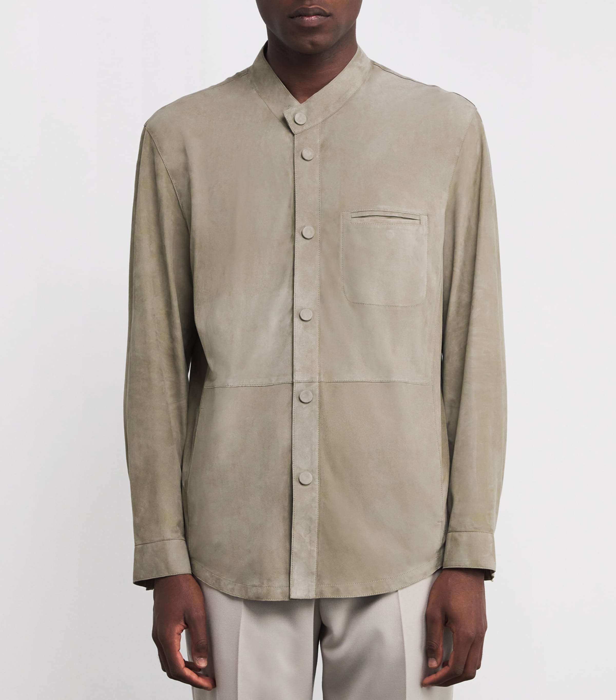 Suede Overshirt U6266 Image 3