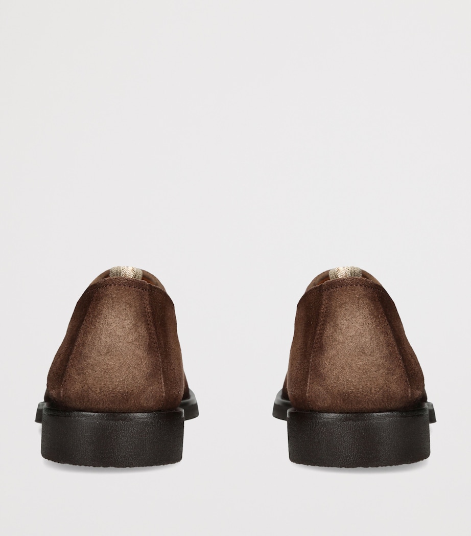 Officine Creative Suede Opera Flex Loafers Taupe Comb Image 4