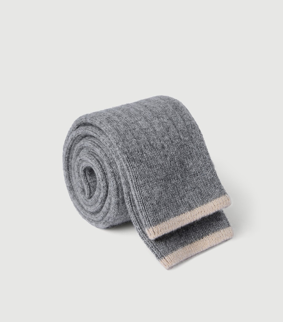 Brunello Cucinelli Mens Cashmere Ribbed Socks Image 2