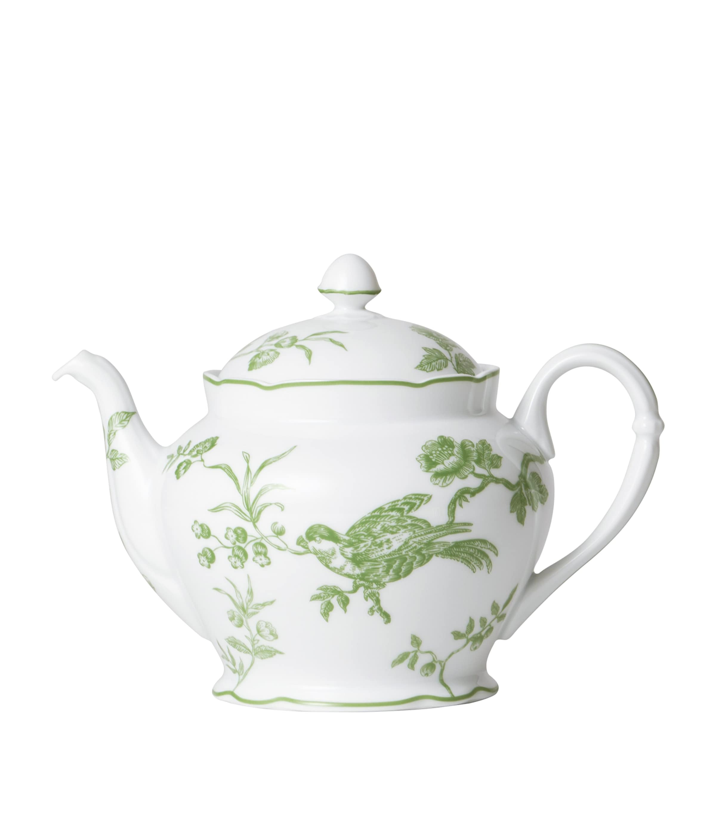 Bernardaud Albertine Large Teapot In Green
