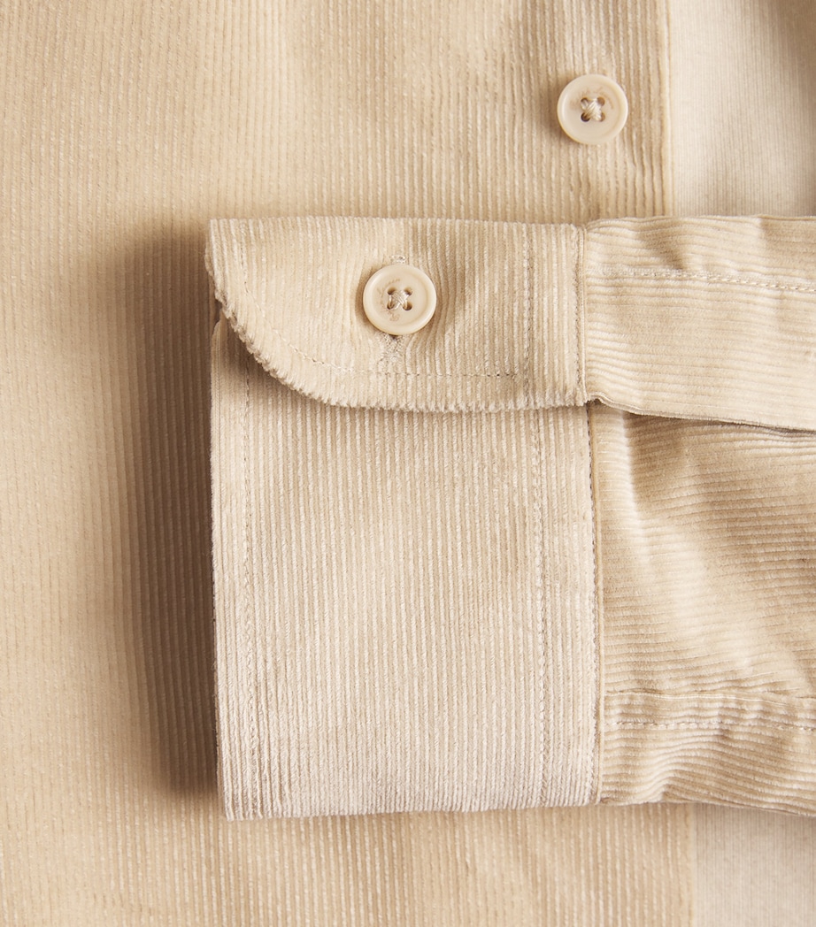 Cotton Corduroy Shirt BEIGE Image 5