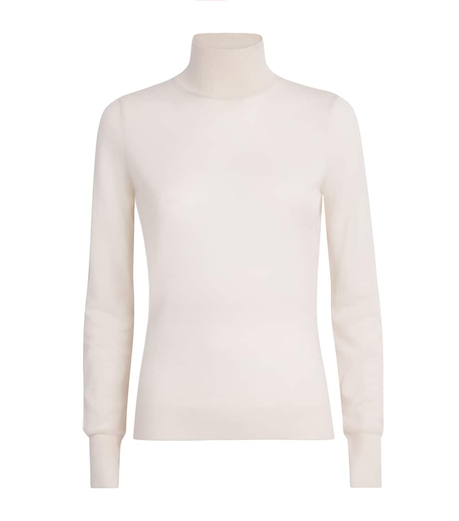 Wool Rollneck Top CREAM Image 1