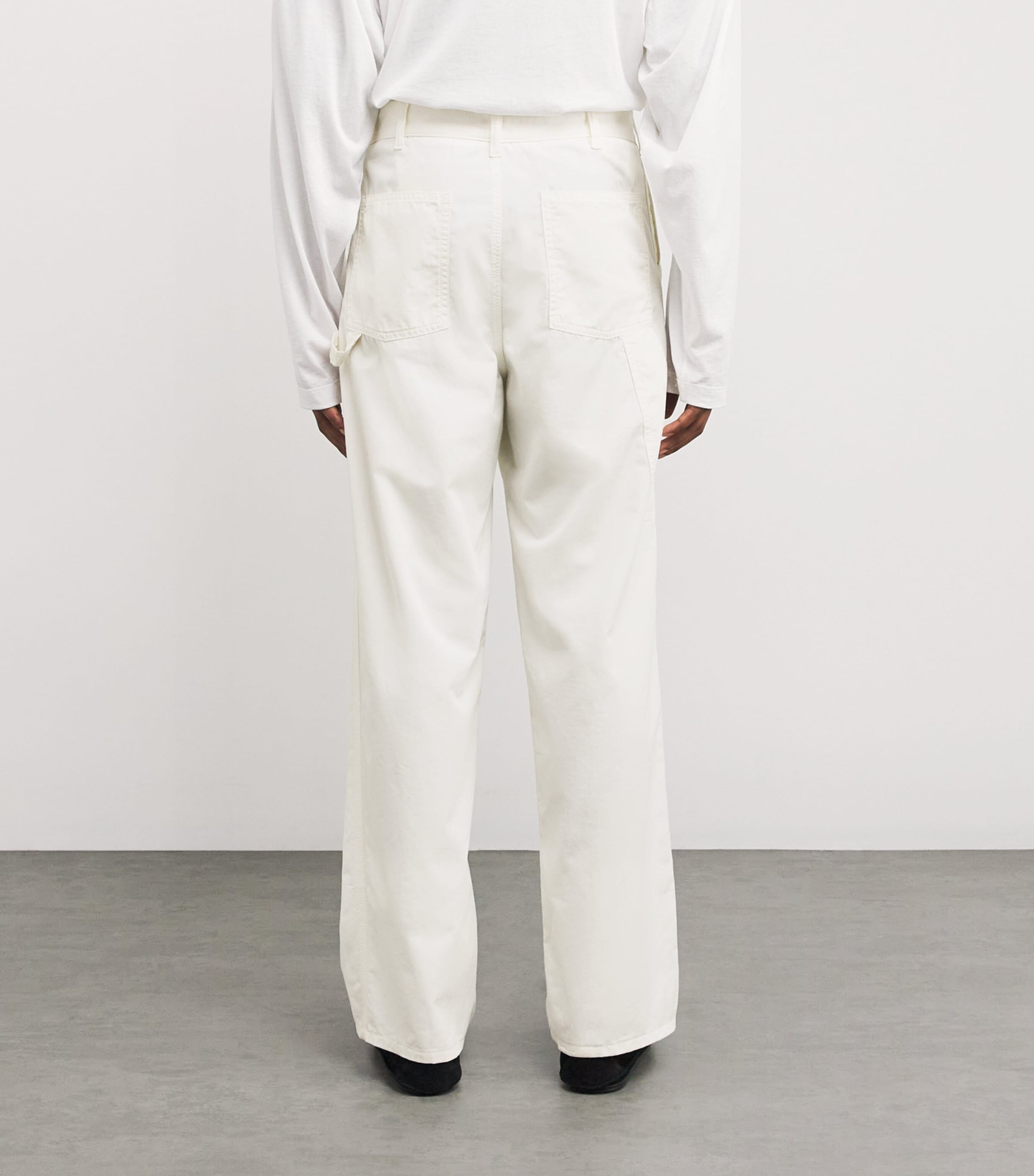 The Row Sankuro Cotton-Cashmere Loop-Detail Trousers