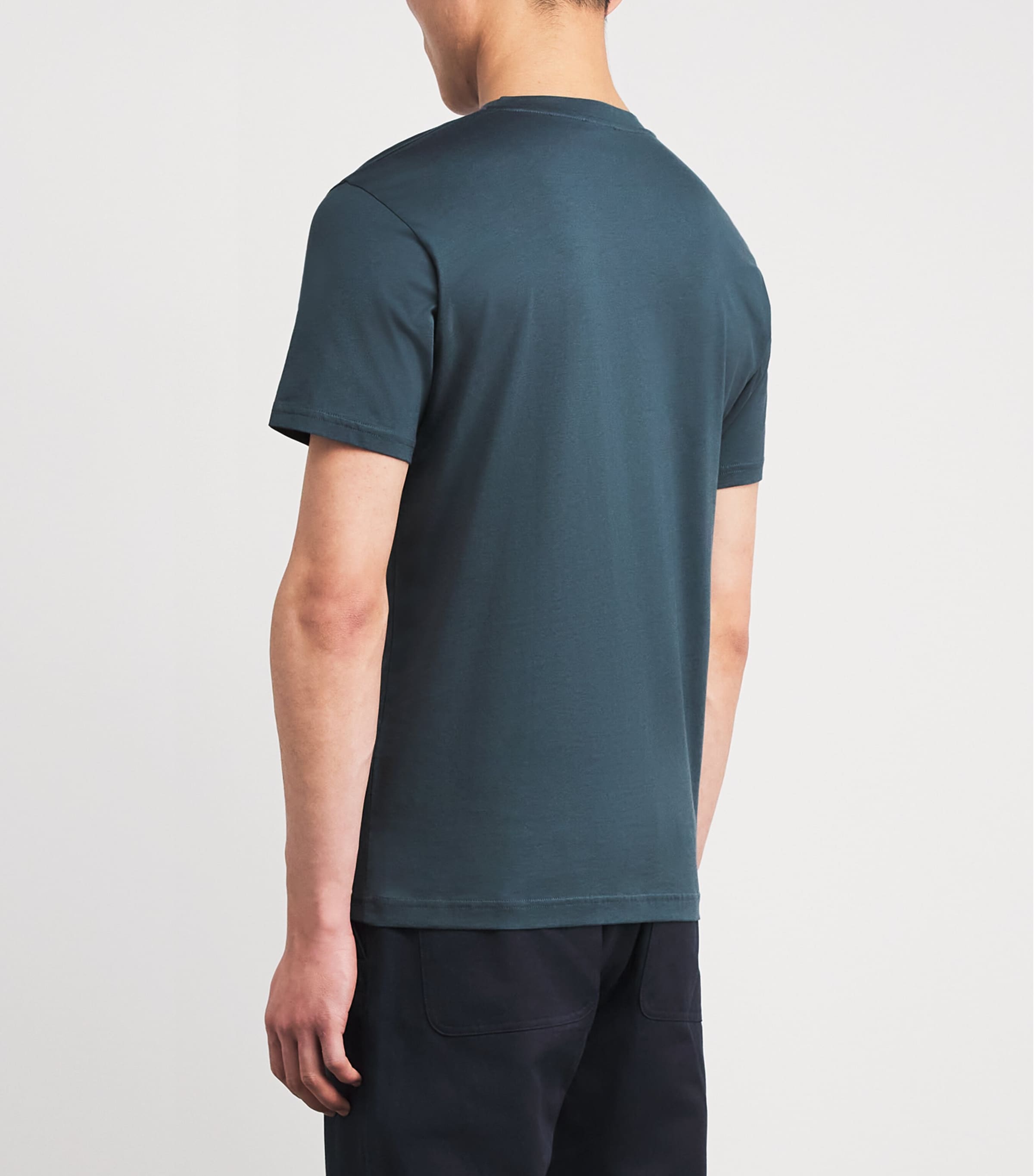 Supima Cotton Riviera T-Shirt DARK PETROL26 GNIT Image 4