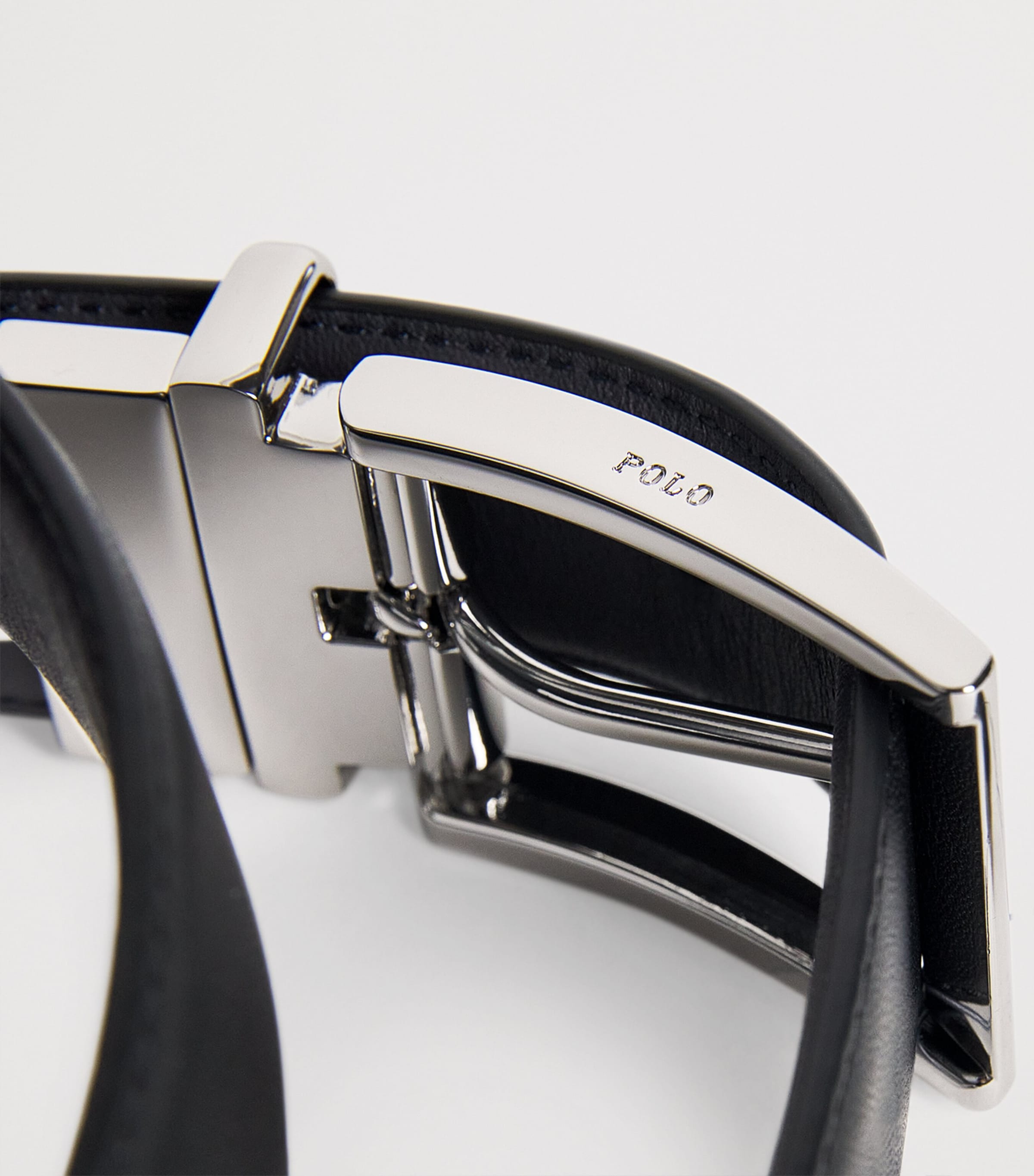 Polo Ralph Lauren Leather Reversible Belt Black Image 5