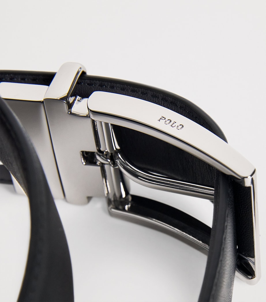 Polo Ralph Lauren Leather Reversible Belt Black Image 5