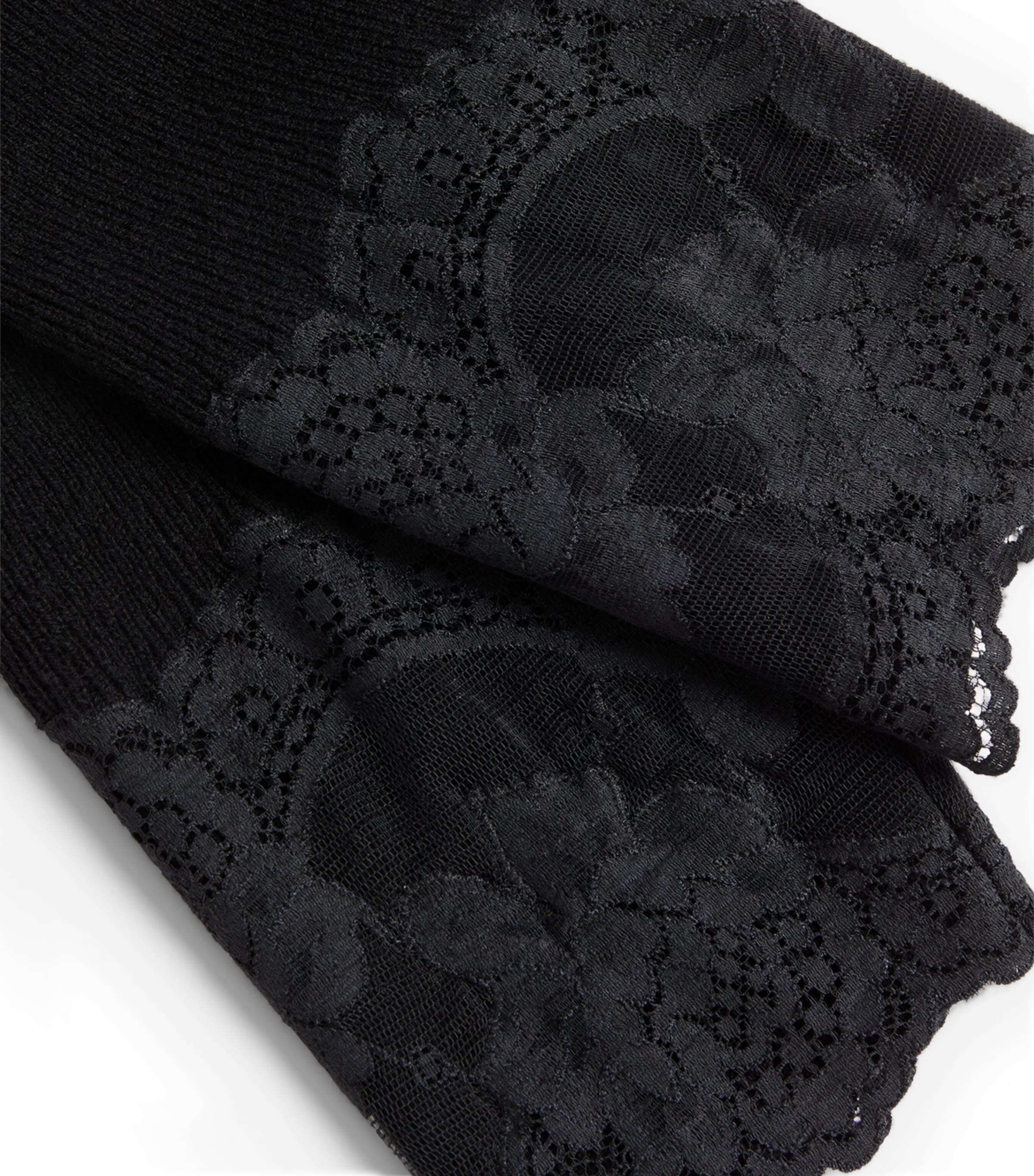 Cashmere Floral-Hem Leggings 0NO Image 2