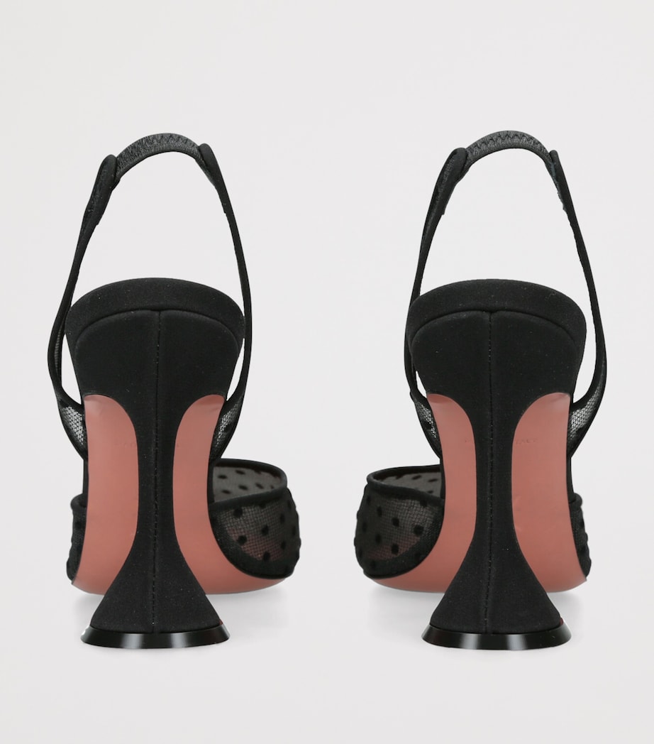 Mesh Holli Slingback Pumps 95 BLACK Image 2
