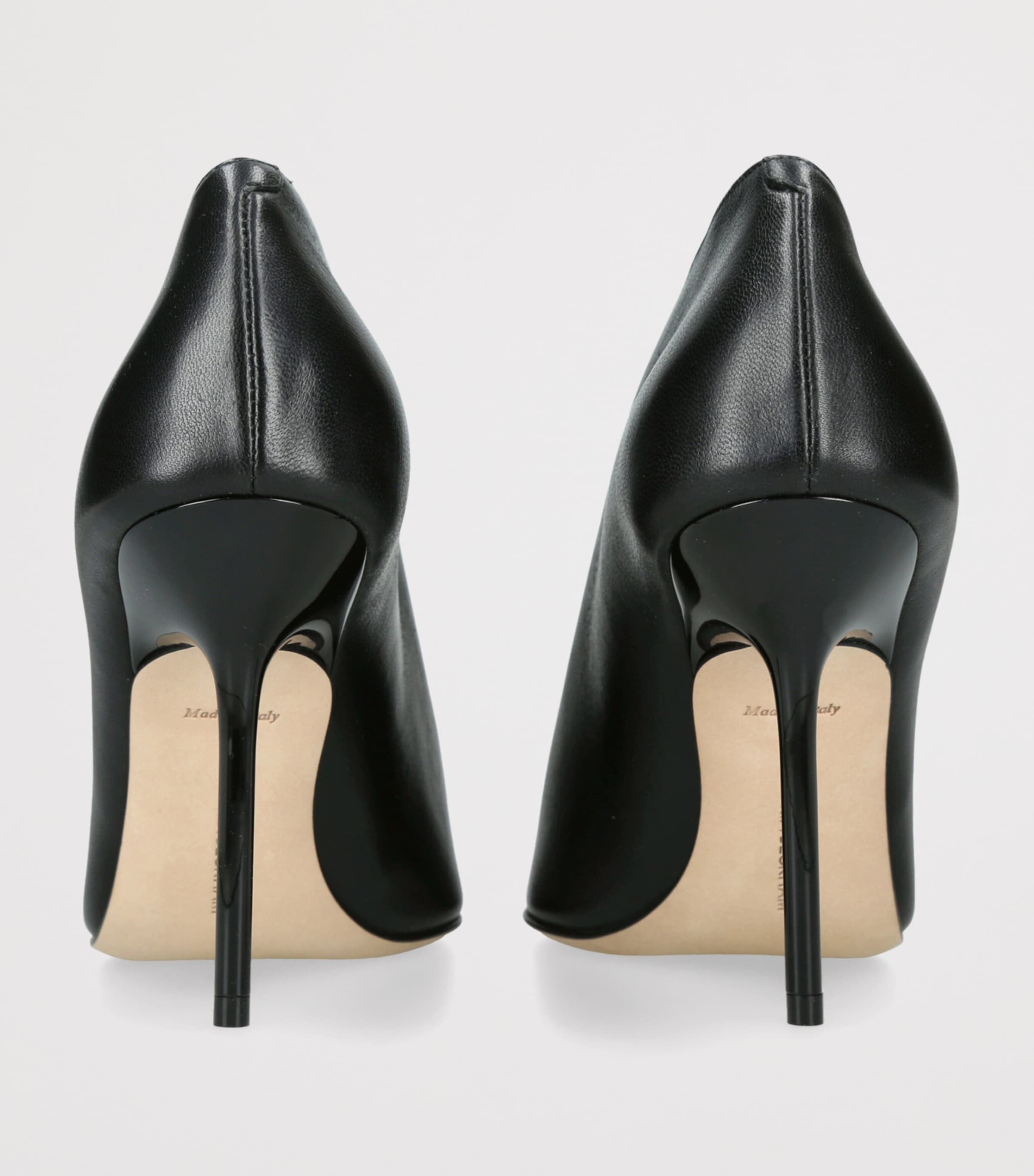 Victoria Beckham Leather Sloane Pumps 100 Black Image 5