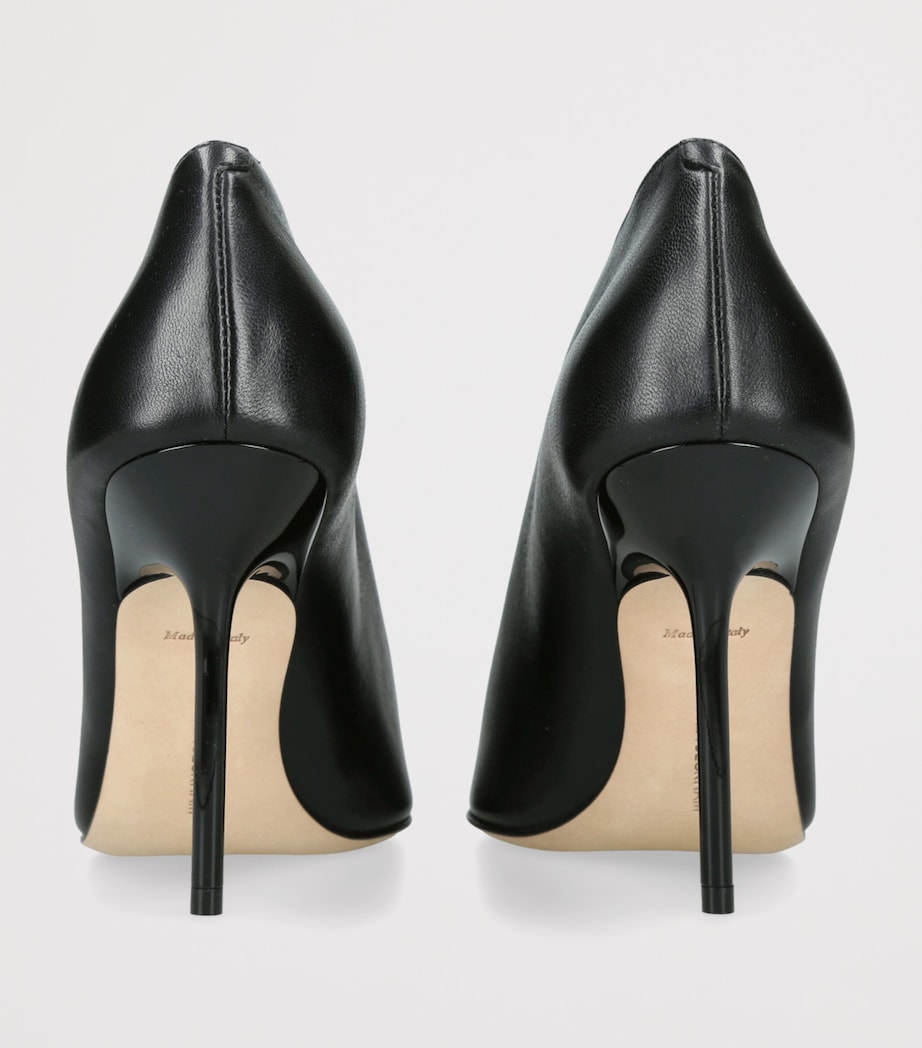 Victoria Beckham Leather Sloane Pumps 100 Black Image 5
