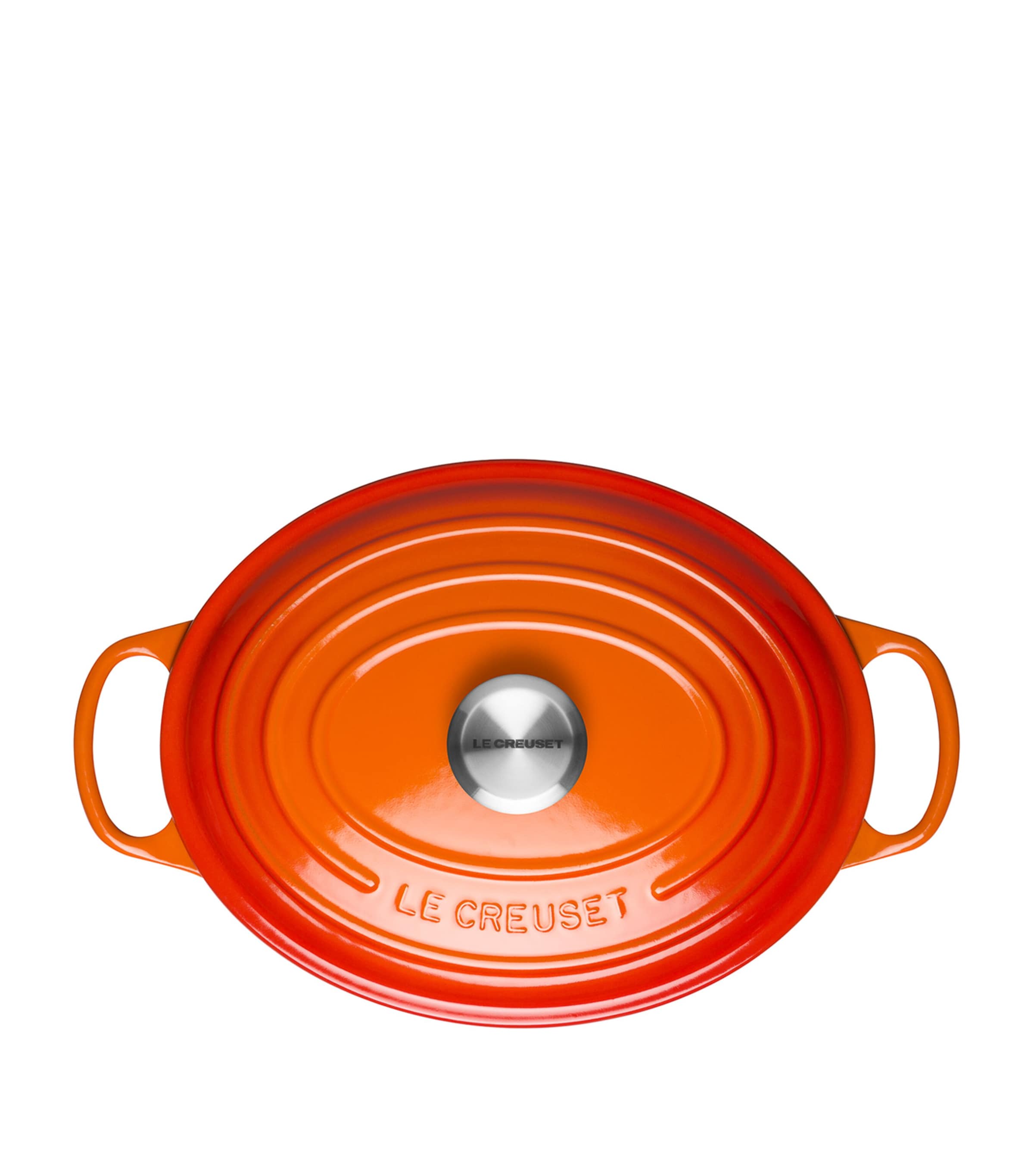 Le Creuset Cast Iron Oval Casserole Dish (29cm) Volcanic Image 3